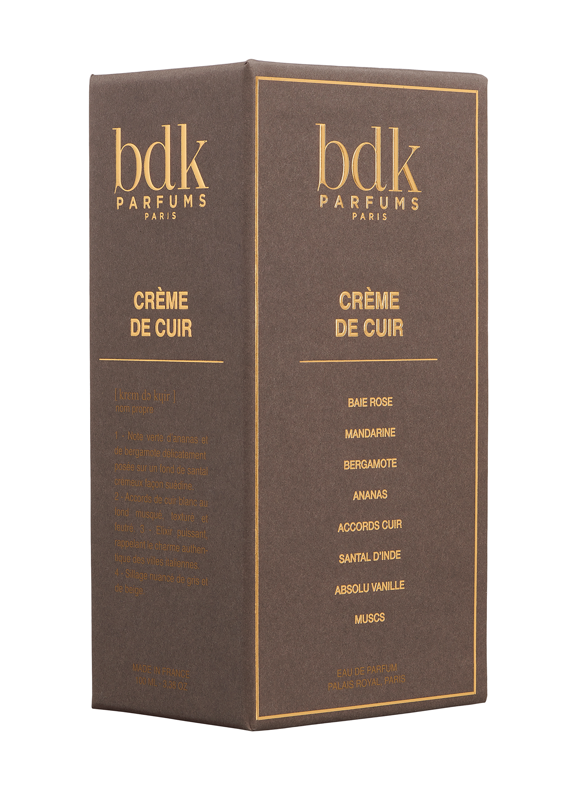 Crème de Cuir eau de parfum BDK PARFUMS No color