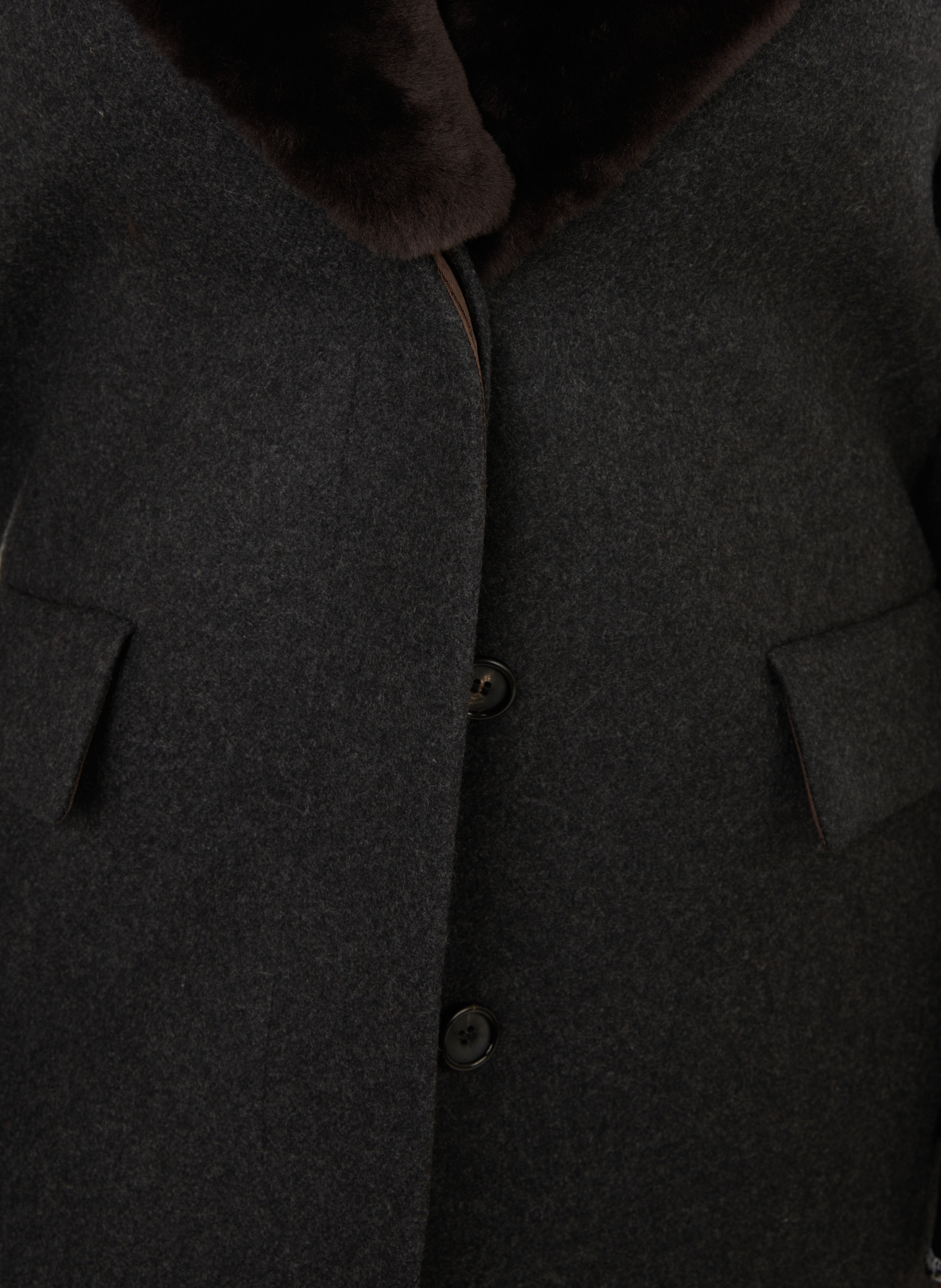 Wool-blend coat TOTEME Black