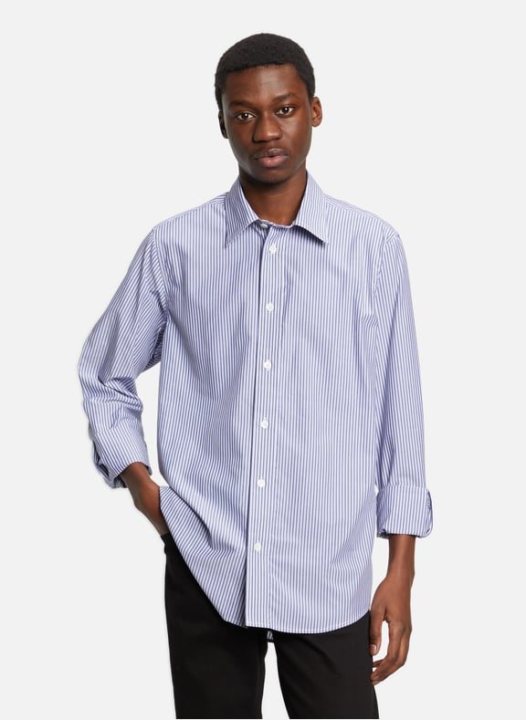 Striped Shirt Blue by NN.07 NN.07 Striped Shirt Blue