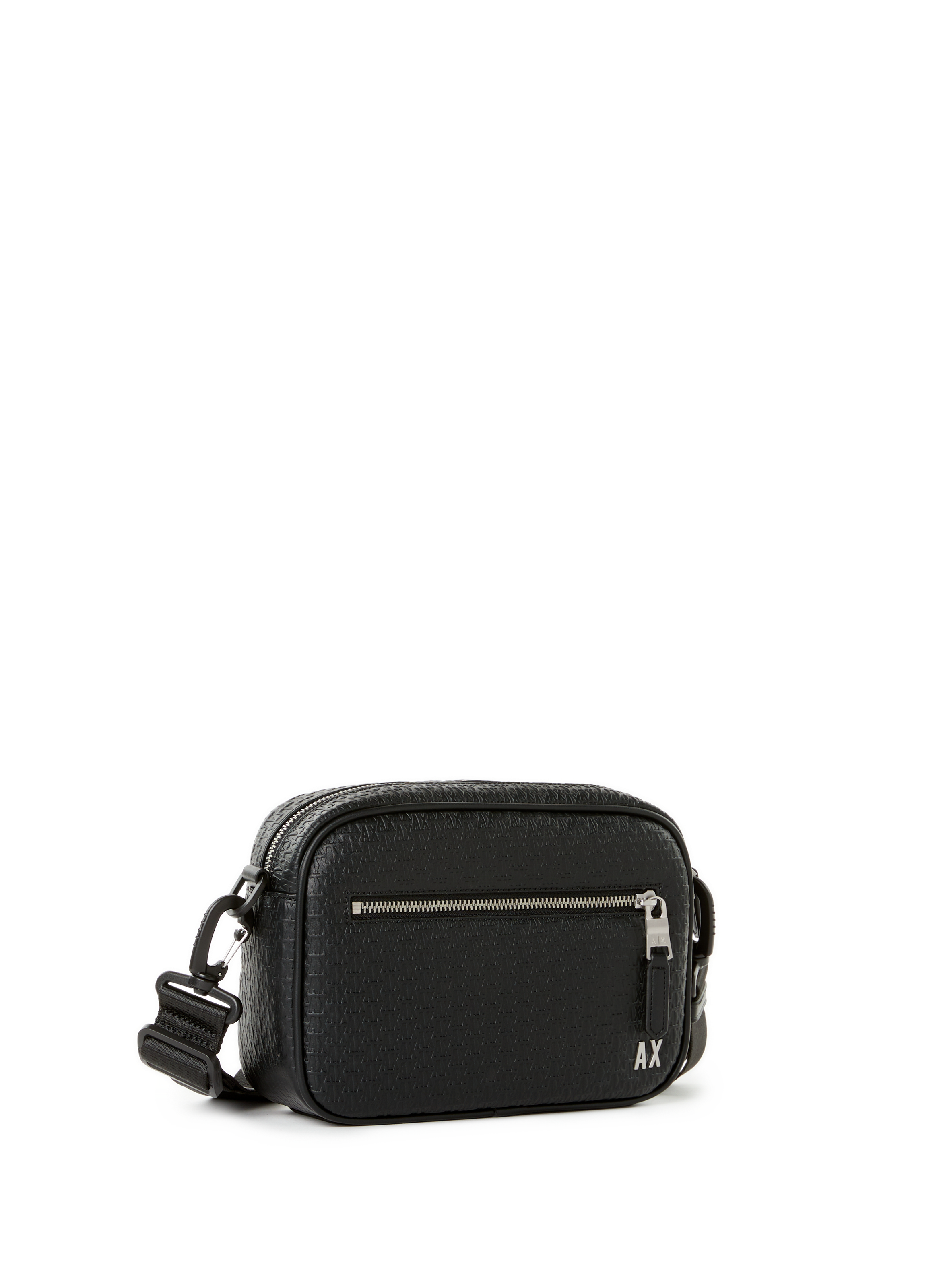 Monogram shoulder bag ARMANI EXCHANGE Black