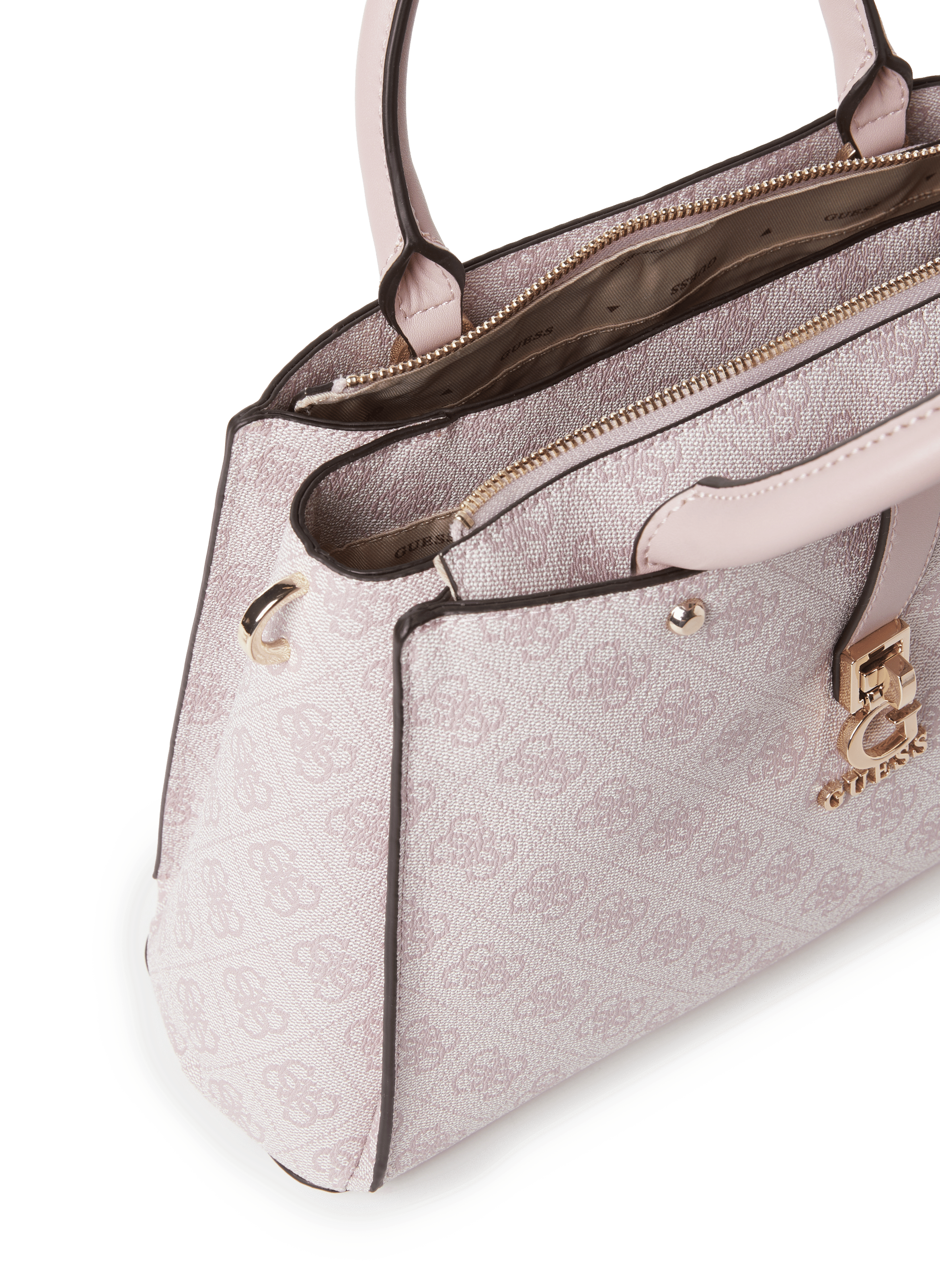 Monogram handbag GUESS Pink