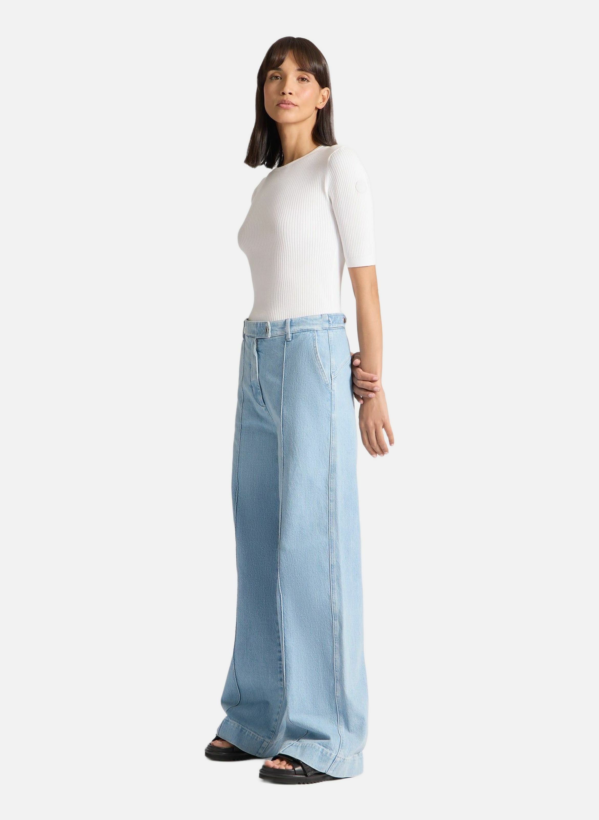 Pantalon noaleri coupe ample FUSALP Bleu