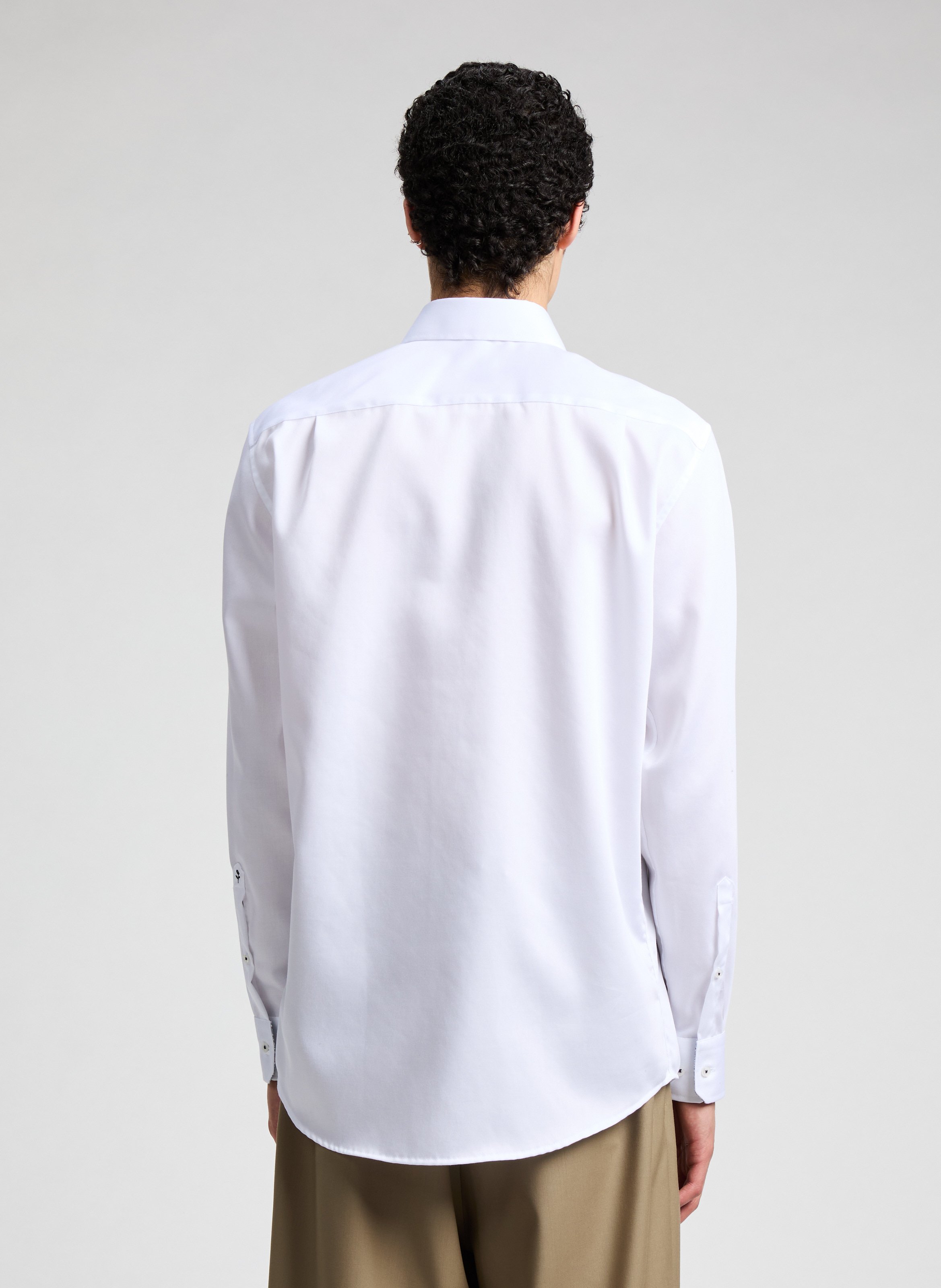 Linen shirt SEIDENSTICKER White