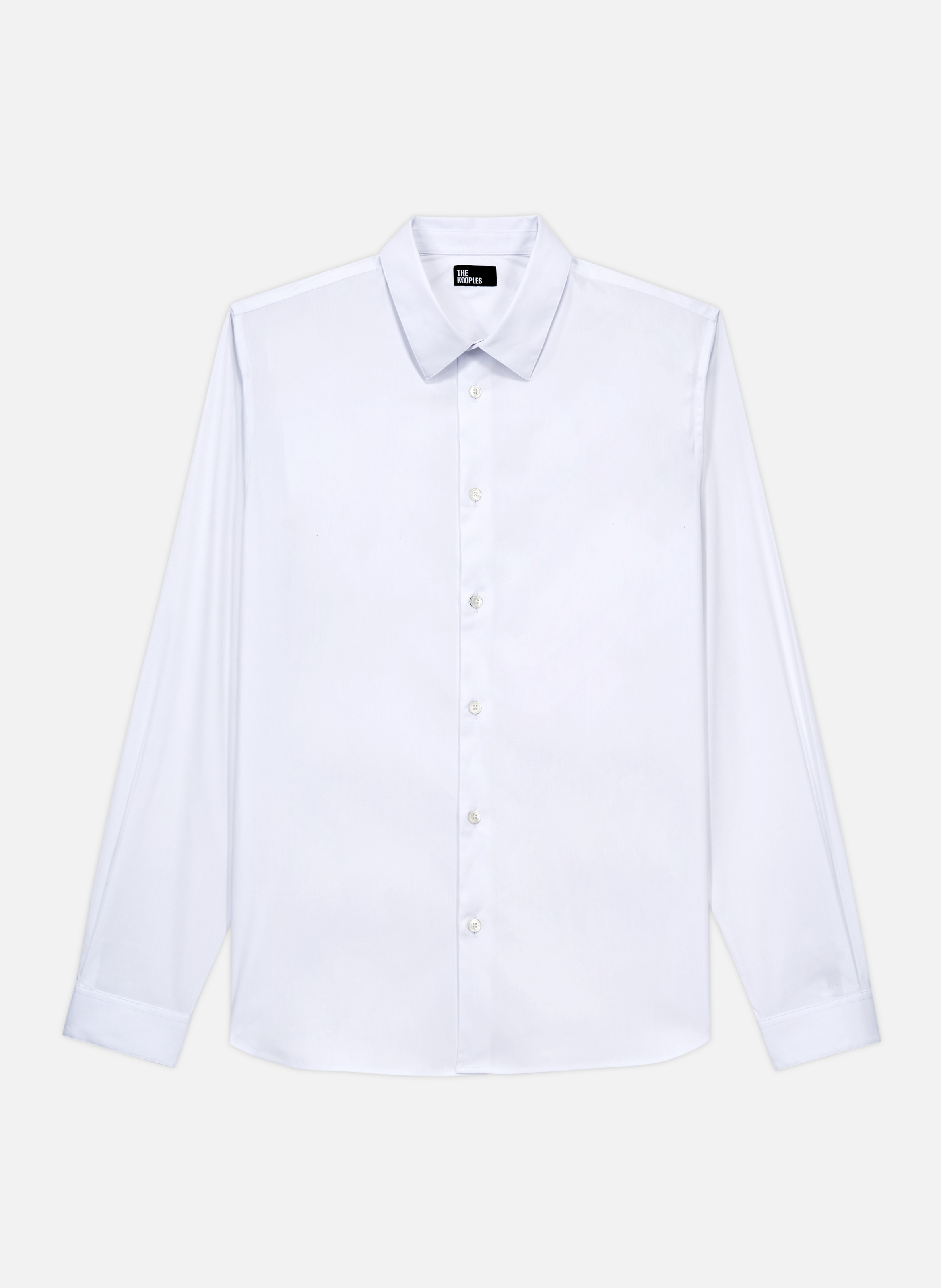 Chemise formelle slim en popeline THE KOOPLES Blanc