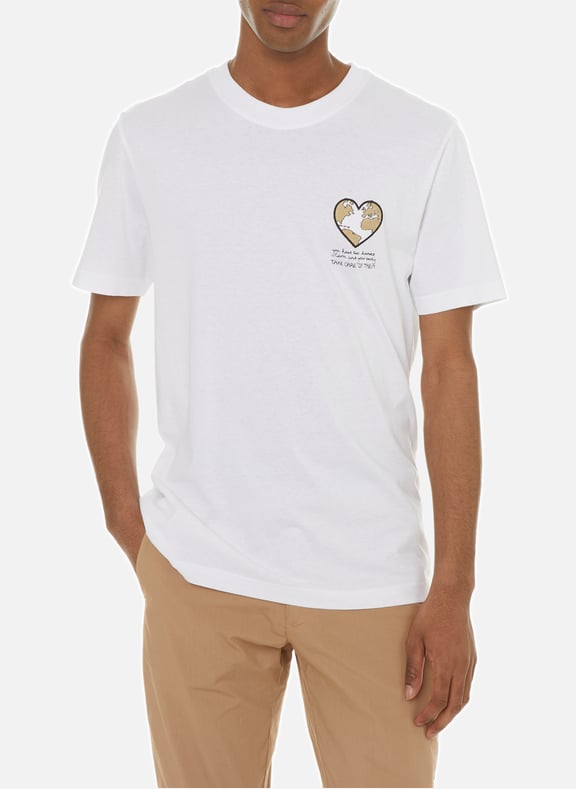 T-shirt en coton Blanc by JAGVI RIVE GAUCHE JAGVI RIVE GAUCHE T-shirt en coton Blanc