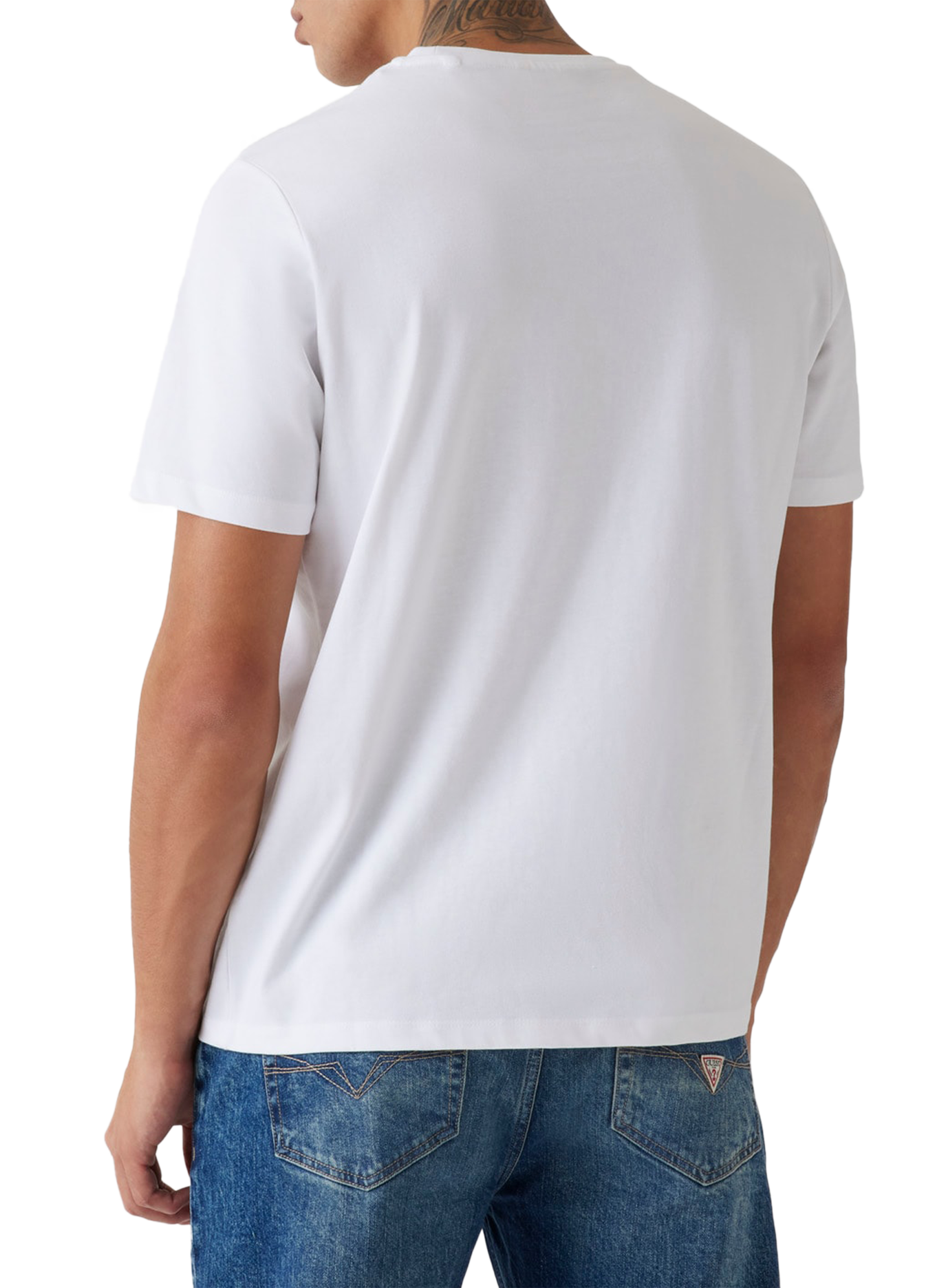 Cotton Logo T-shirt GUESS White