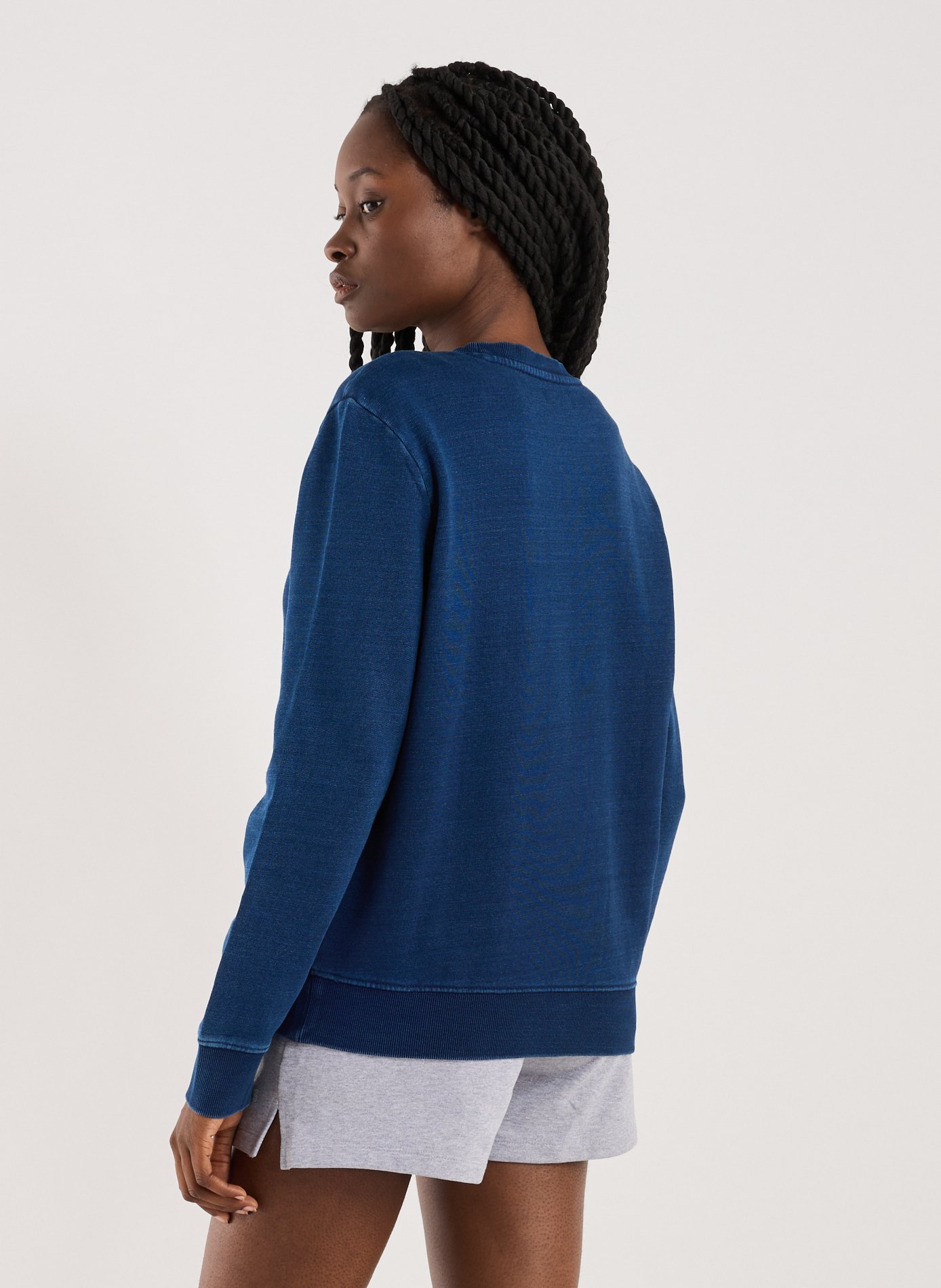 Pull en coton GUESS Bleu