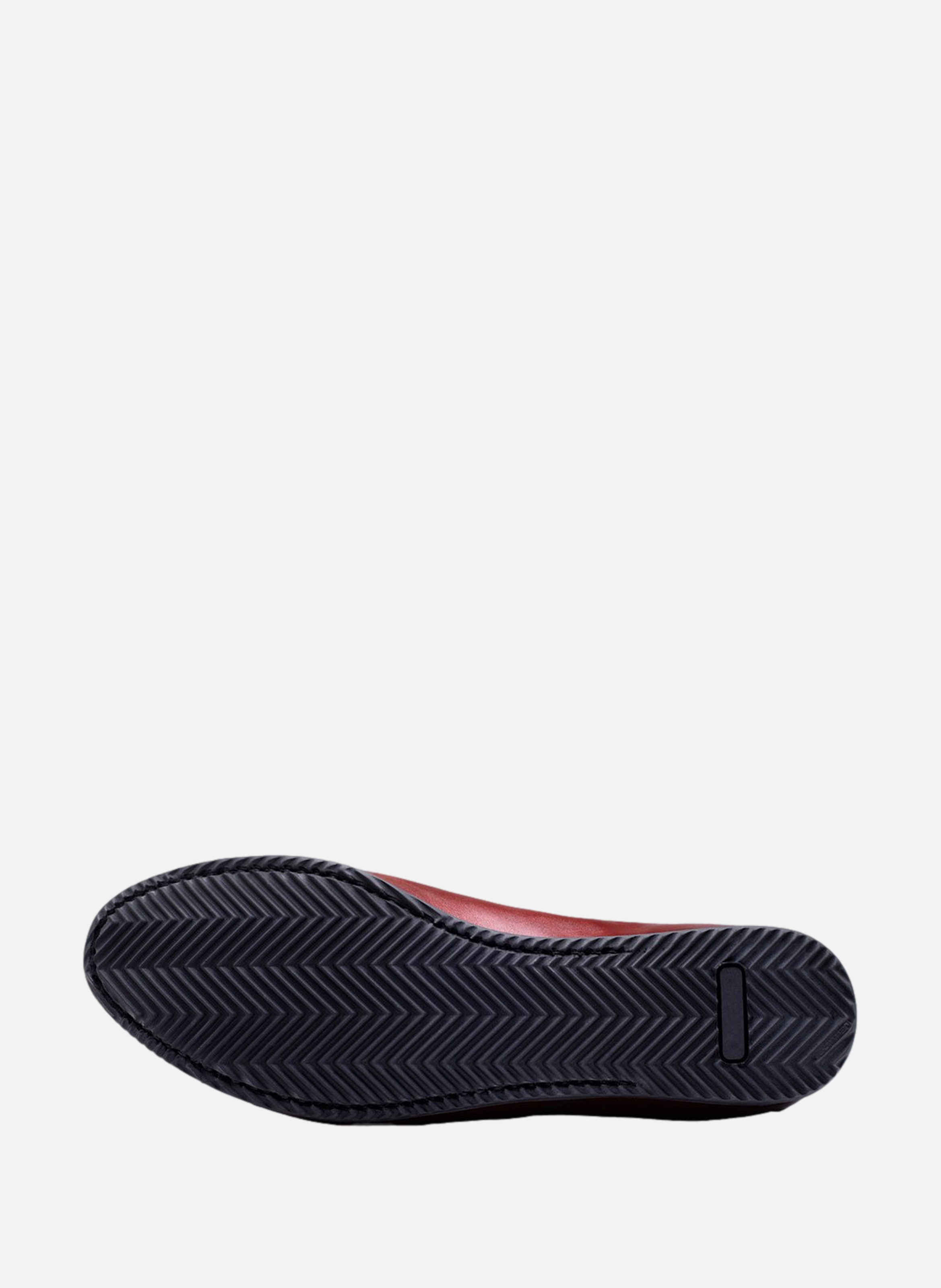 Sneakers cuir copan FINSBURY Rouge