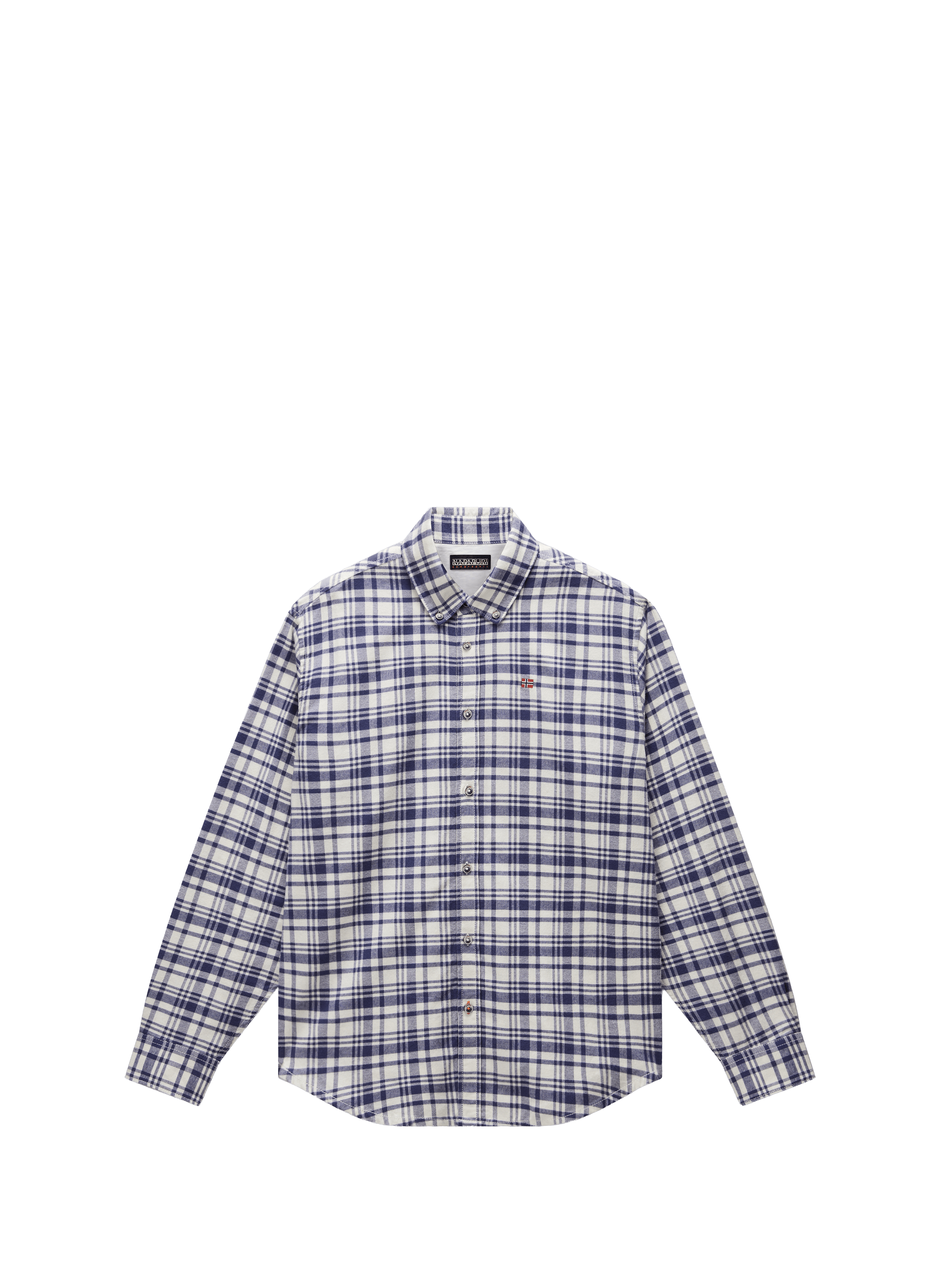 Checked shirt with American collar in cotton NAPAPIJRI Multicolour