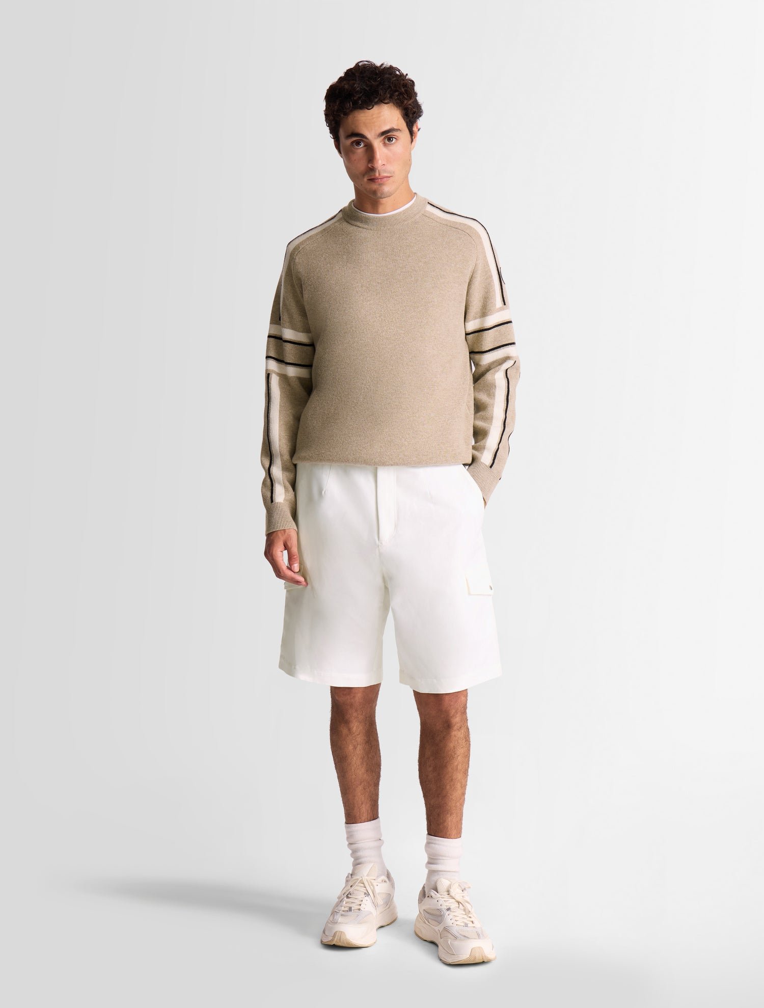 Short suauno coton coupe regular FUSALP Blanc