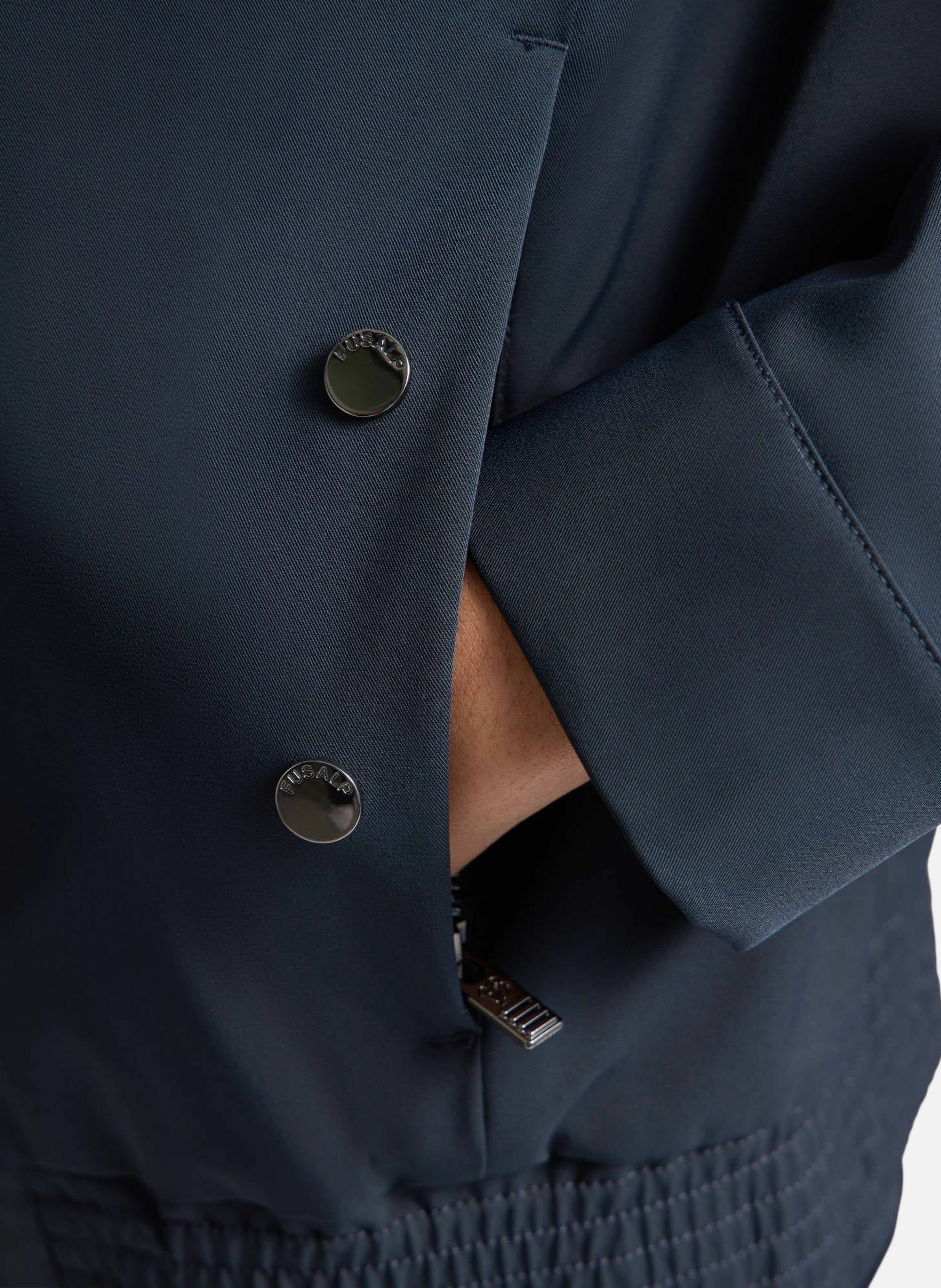 Veste jerome col tailleur coupe regular FUSALP Bleu