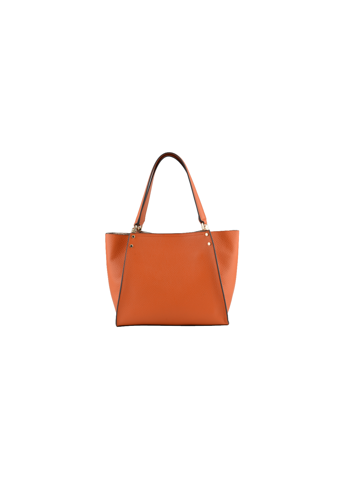 Hebdo Madison | Sac besace en cuir de vachette POURCHET Orange