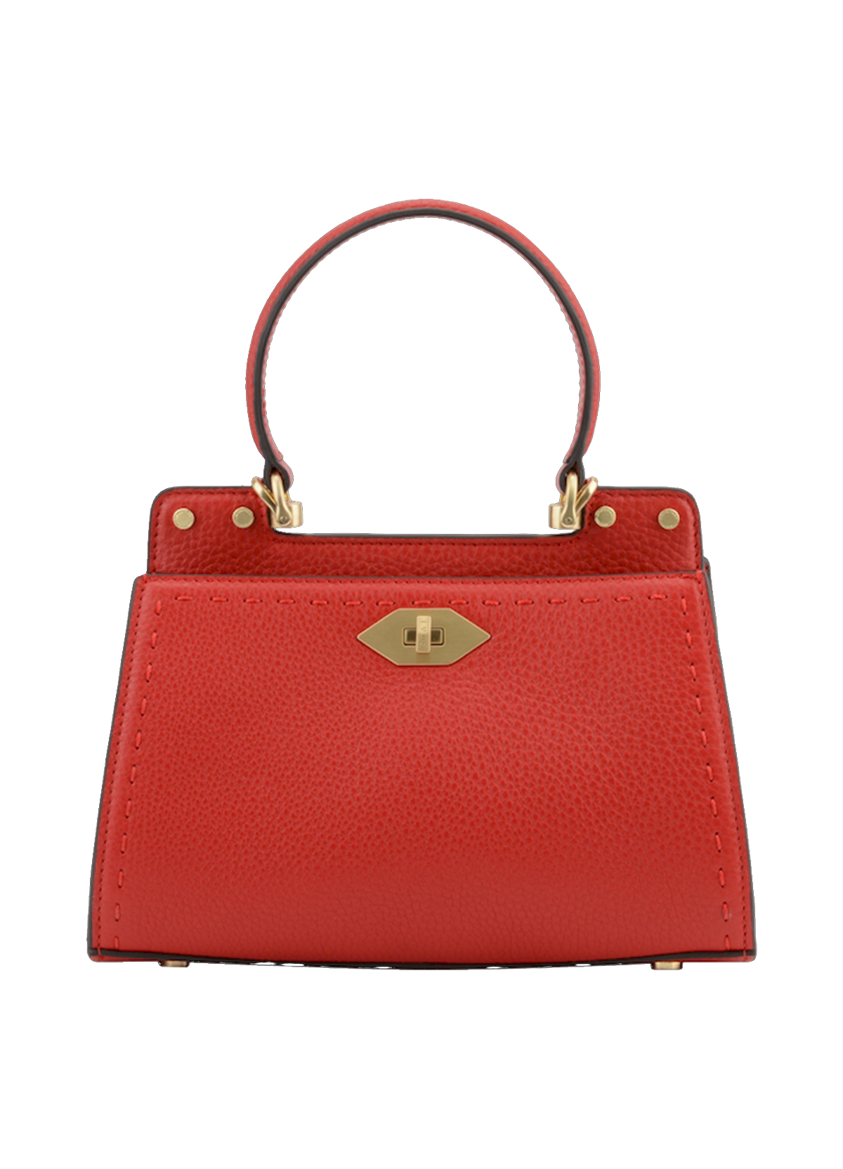 Trianon | sac porté main pm POURCHET Rouge