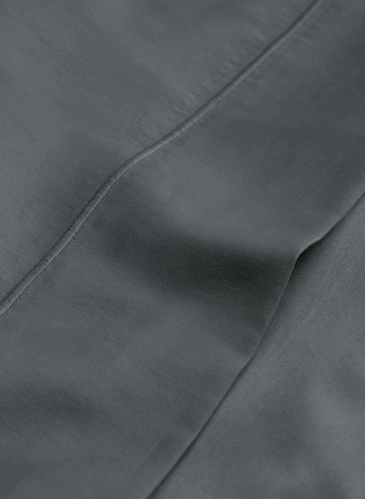 DRAP PLAT Eclat Basalte ANNE DE SOLENE Gris