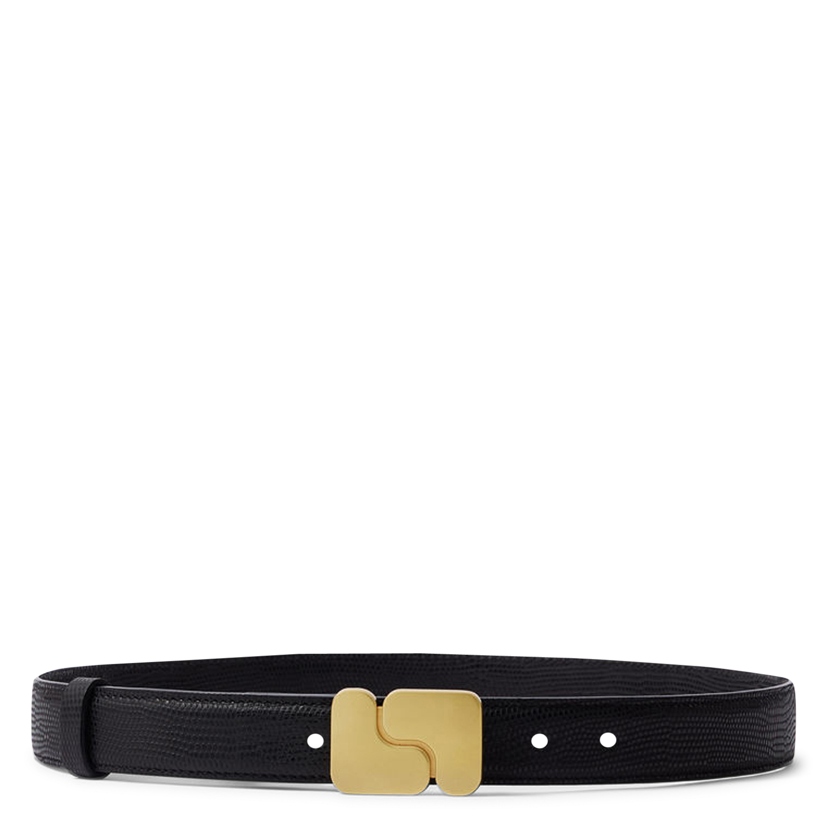Ceinture en cuir ninon SOEUR Noir