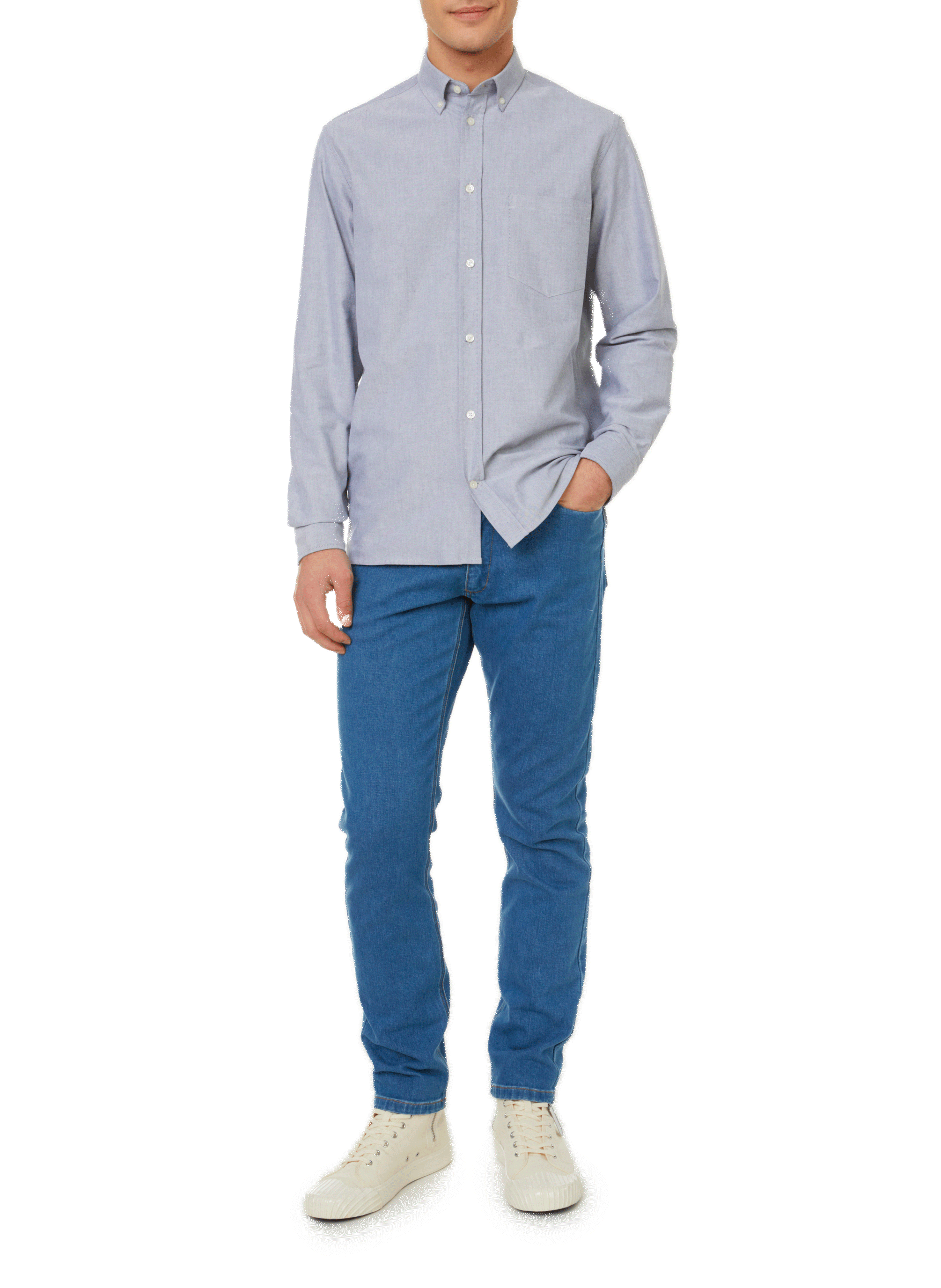 Cotton shirt SAISON 1865 Grey