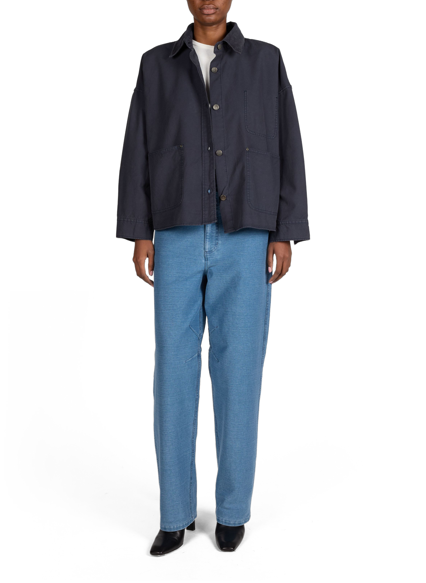Casual cotton overshirt Wandy BELLEROSE Blue