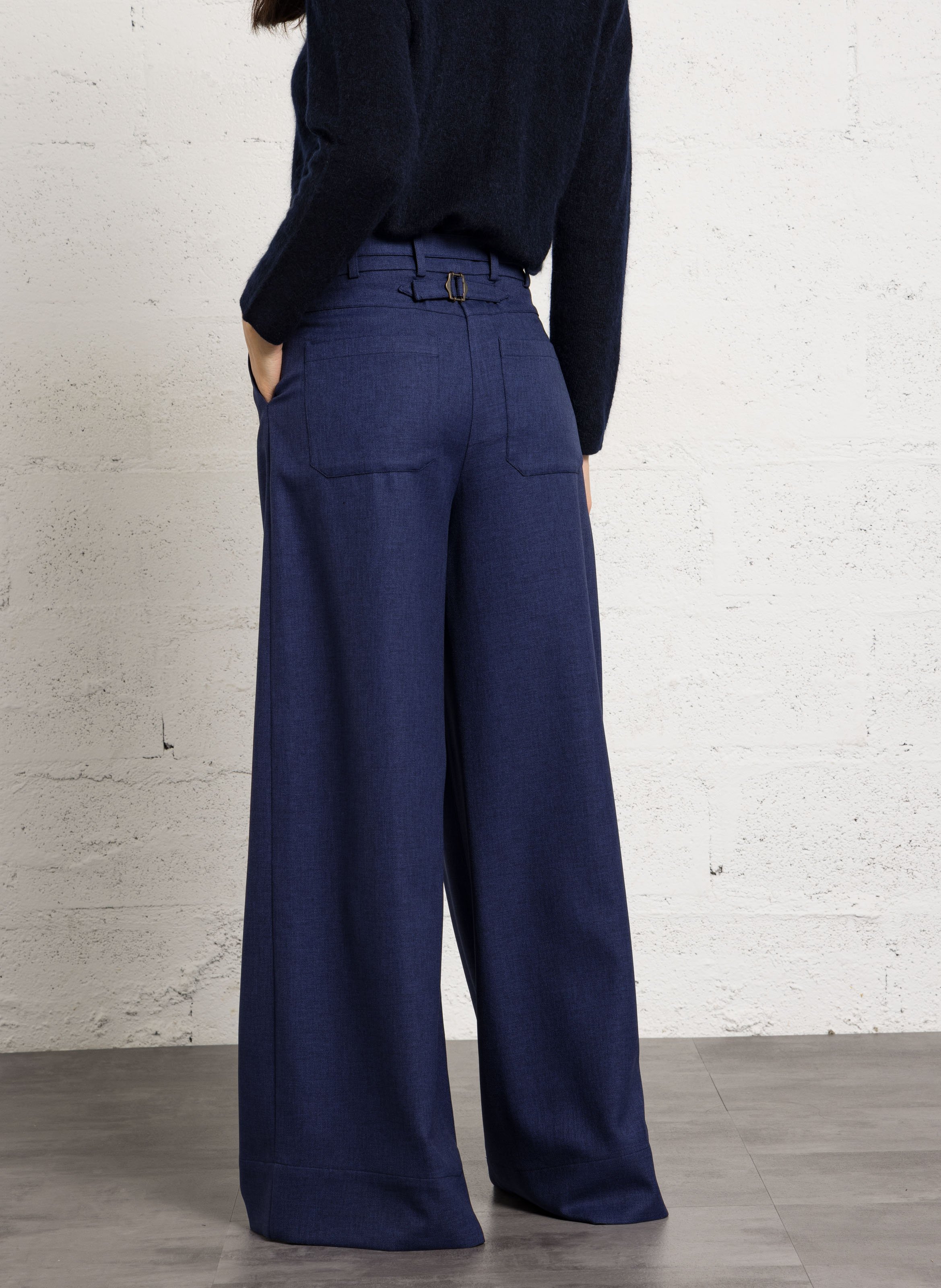 Pantalon large daisy MAISON 123 Violet