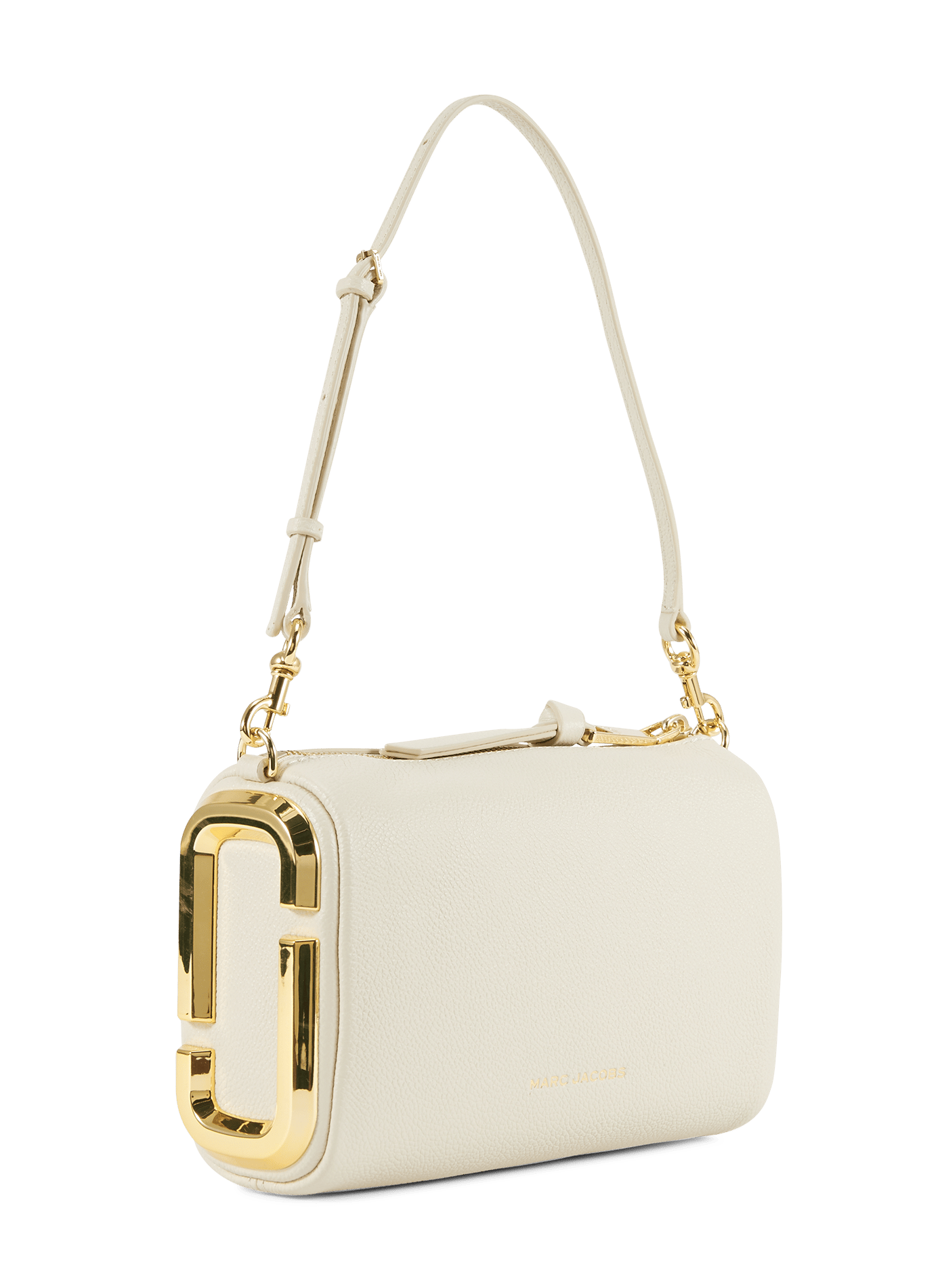 Sac à main The Snapshot en cuir grainé MARC JACOBS Beige