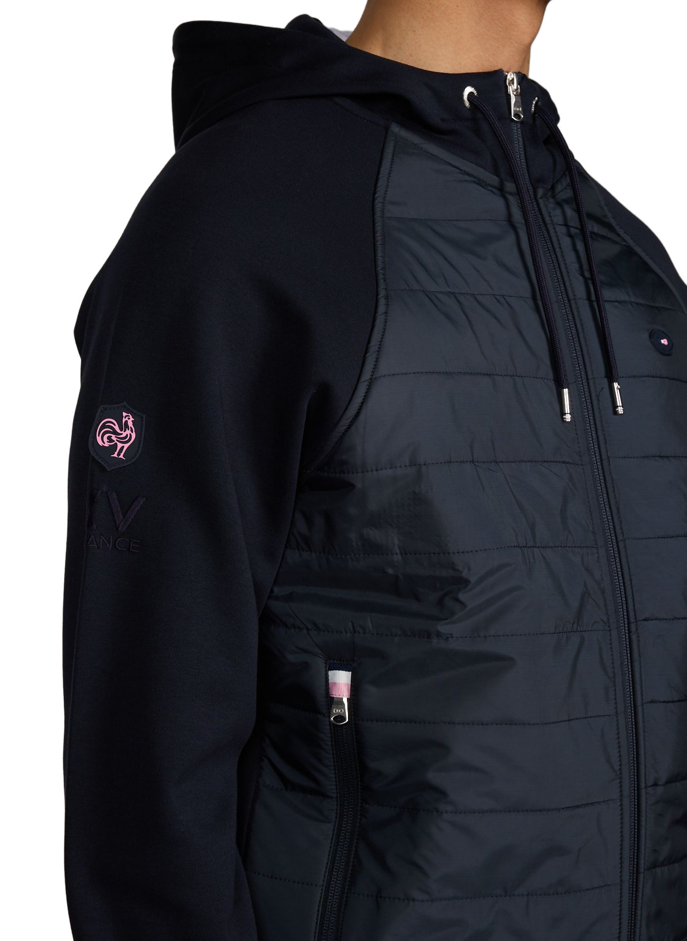 Sweatshirt bi-matière EDEN PARK Bleu