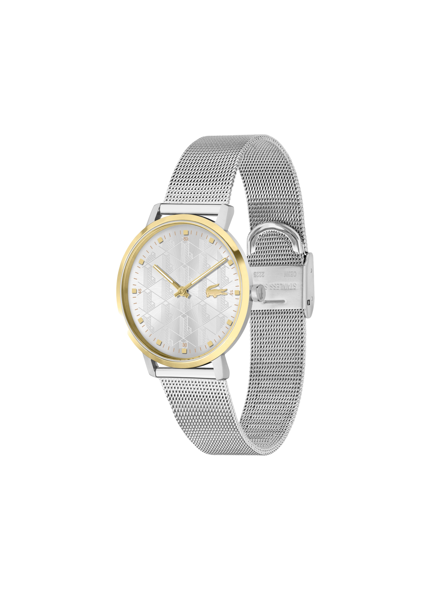 Montre quartz Crocorigin en acier inoxydable LACOSTE Argent