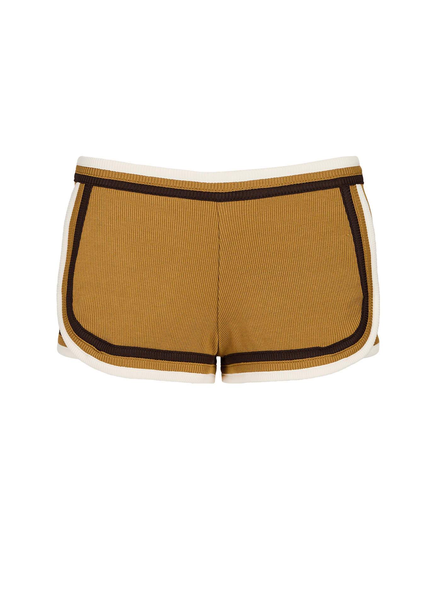 Mini short côtelé CHRISTOPHER ESBER Jaune