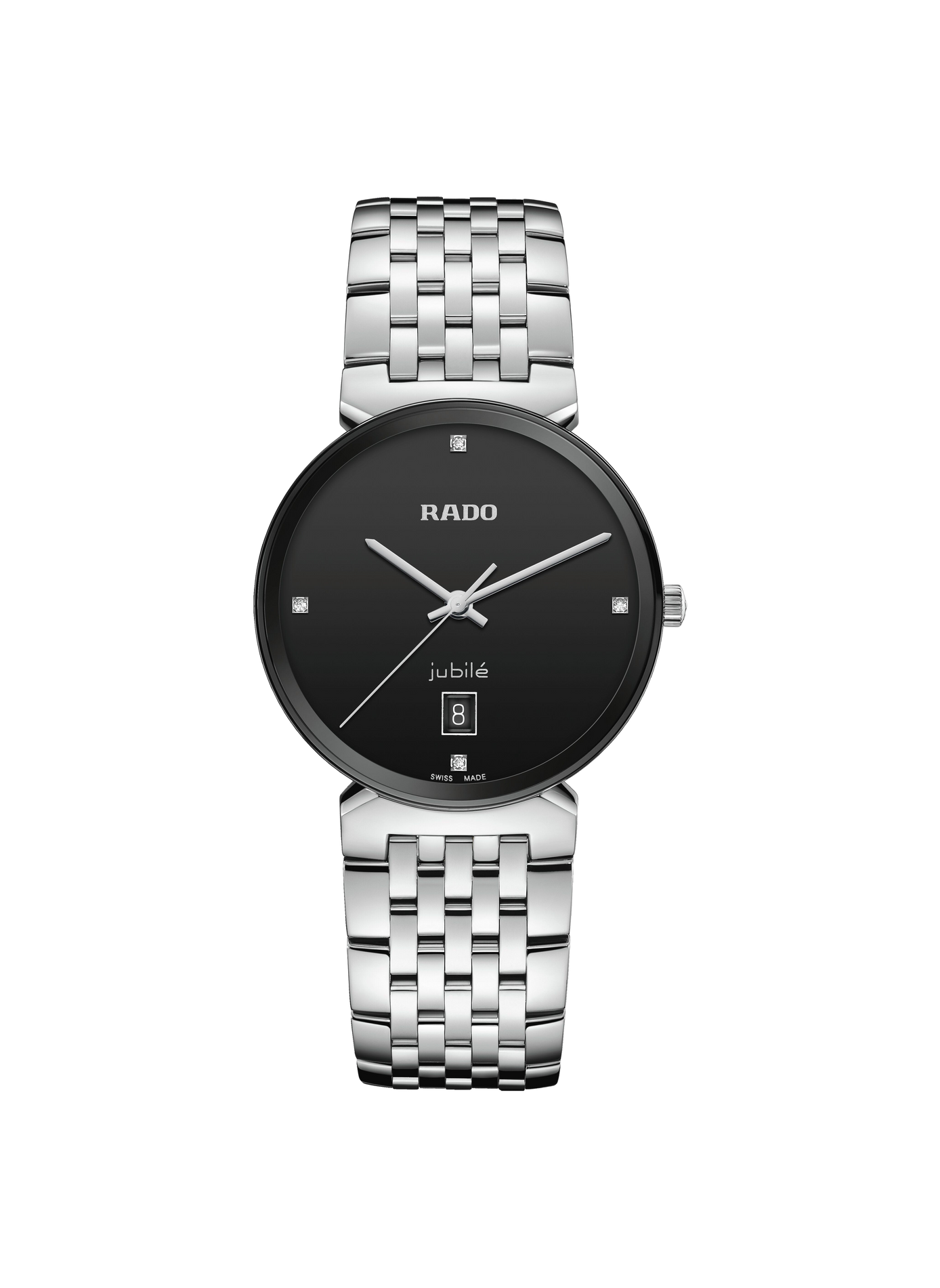 Montre quartz Florence en acier inoxydable RADO Noir