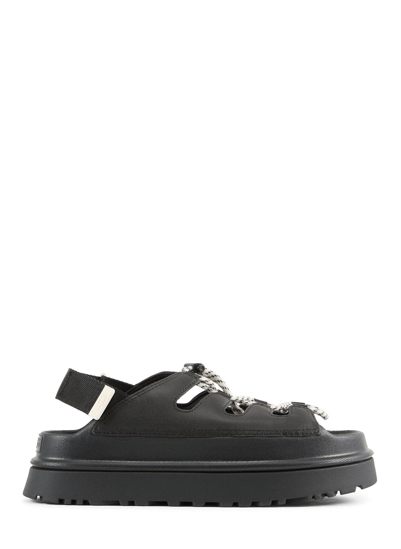 Sandali GoldenGlow con zeppa UGG Nero