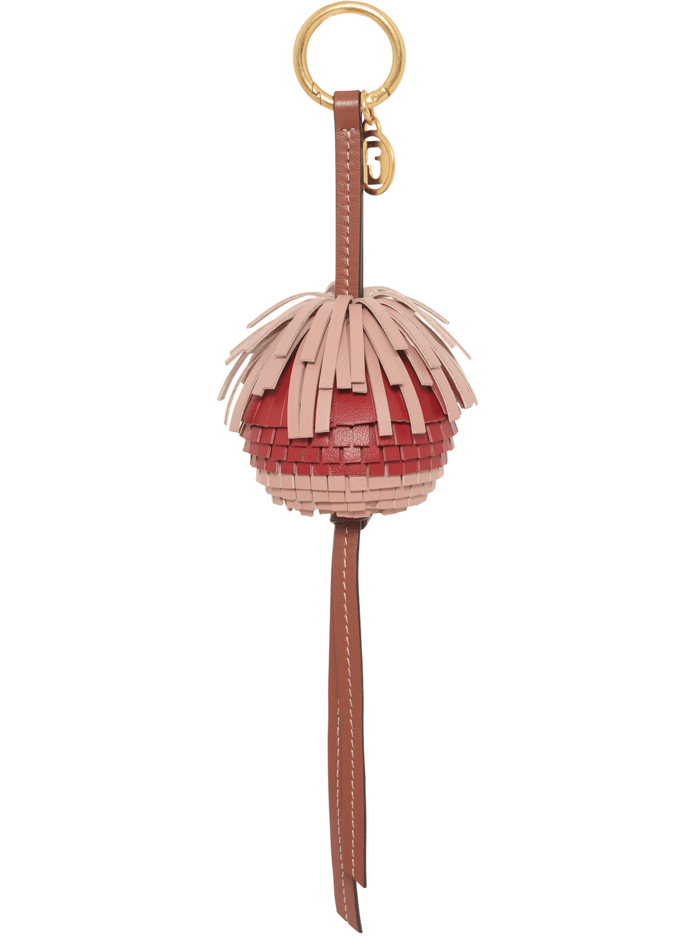Charm en cuir –pompon GERARD DAREL Rose