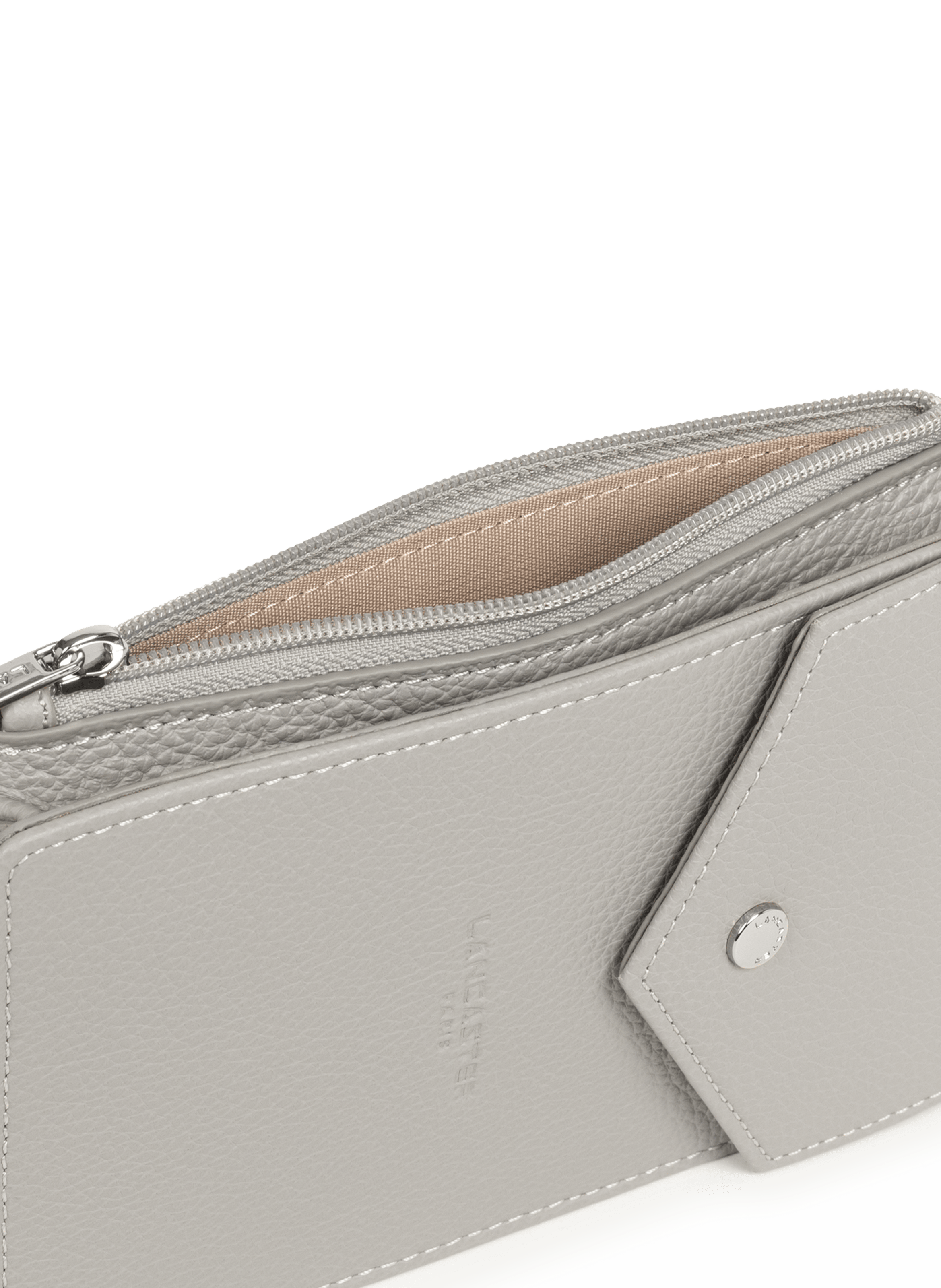 Pochette smartphone - foulonné pm LANCASTER Gris