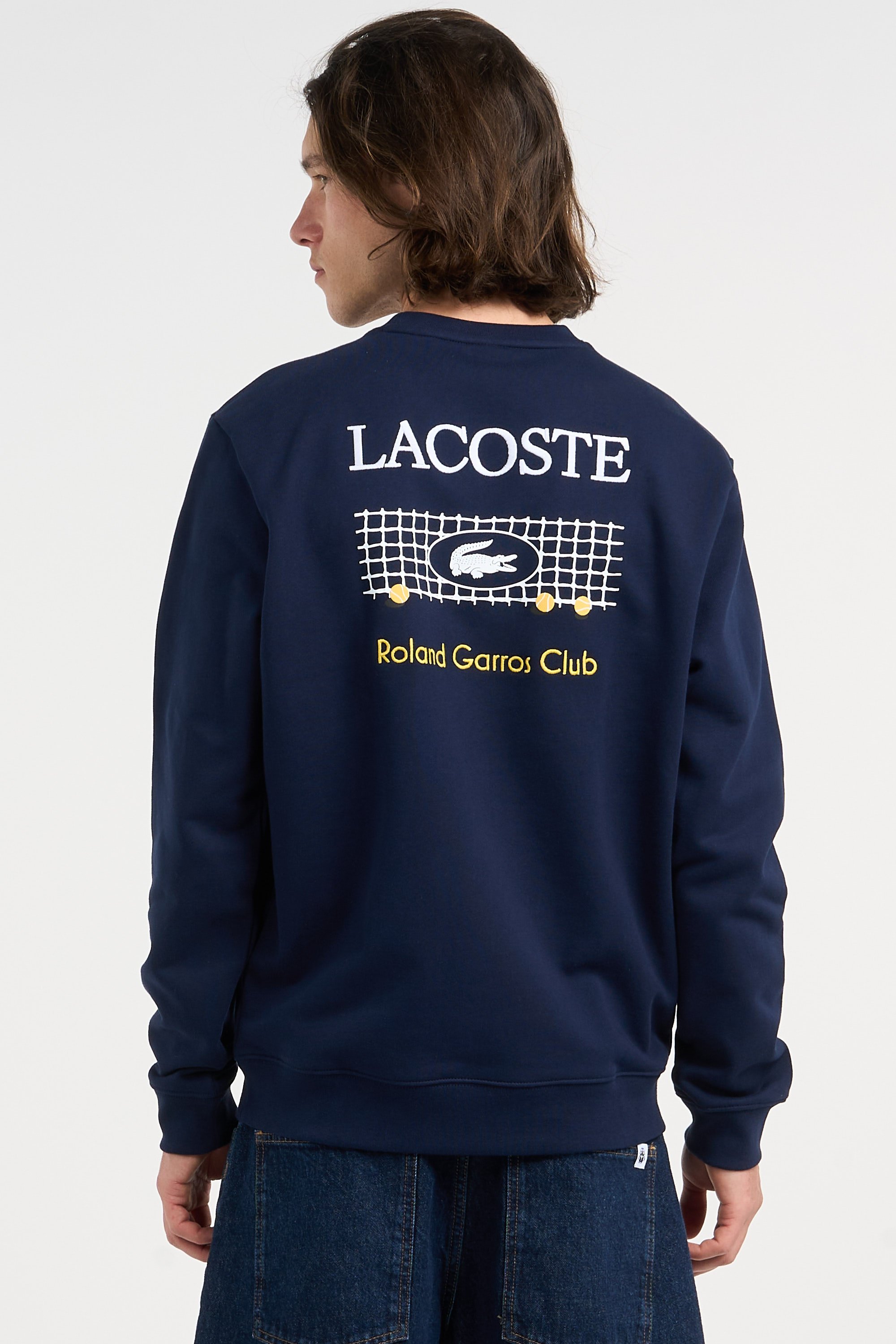 Sweatshirt roland garros club LACOSTE Bleu