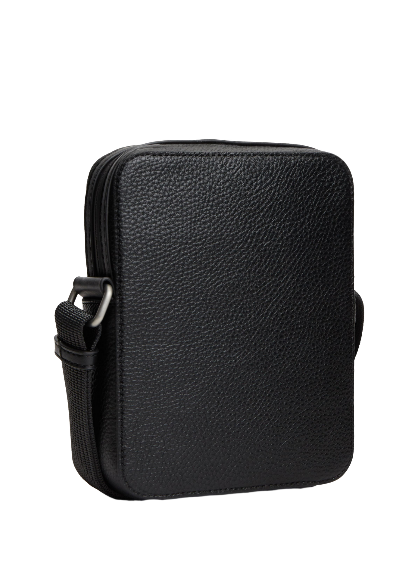 Schultertasche aus Kalbsleder TOMMY HILFIGER Schwarz