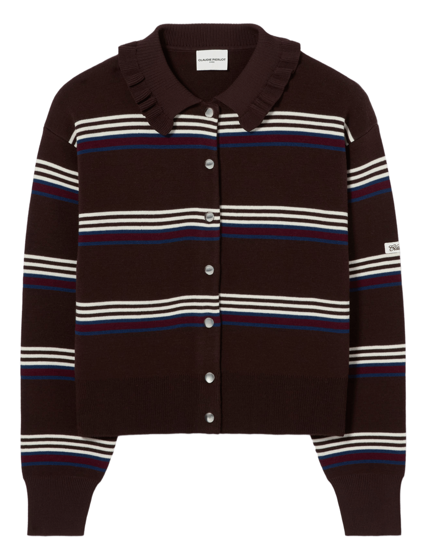 Gilet à rayures CLAUDIE PIERLOT Multicolore
