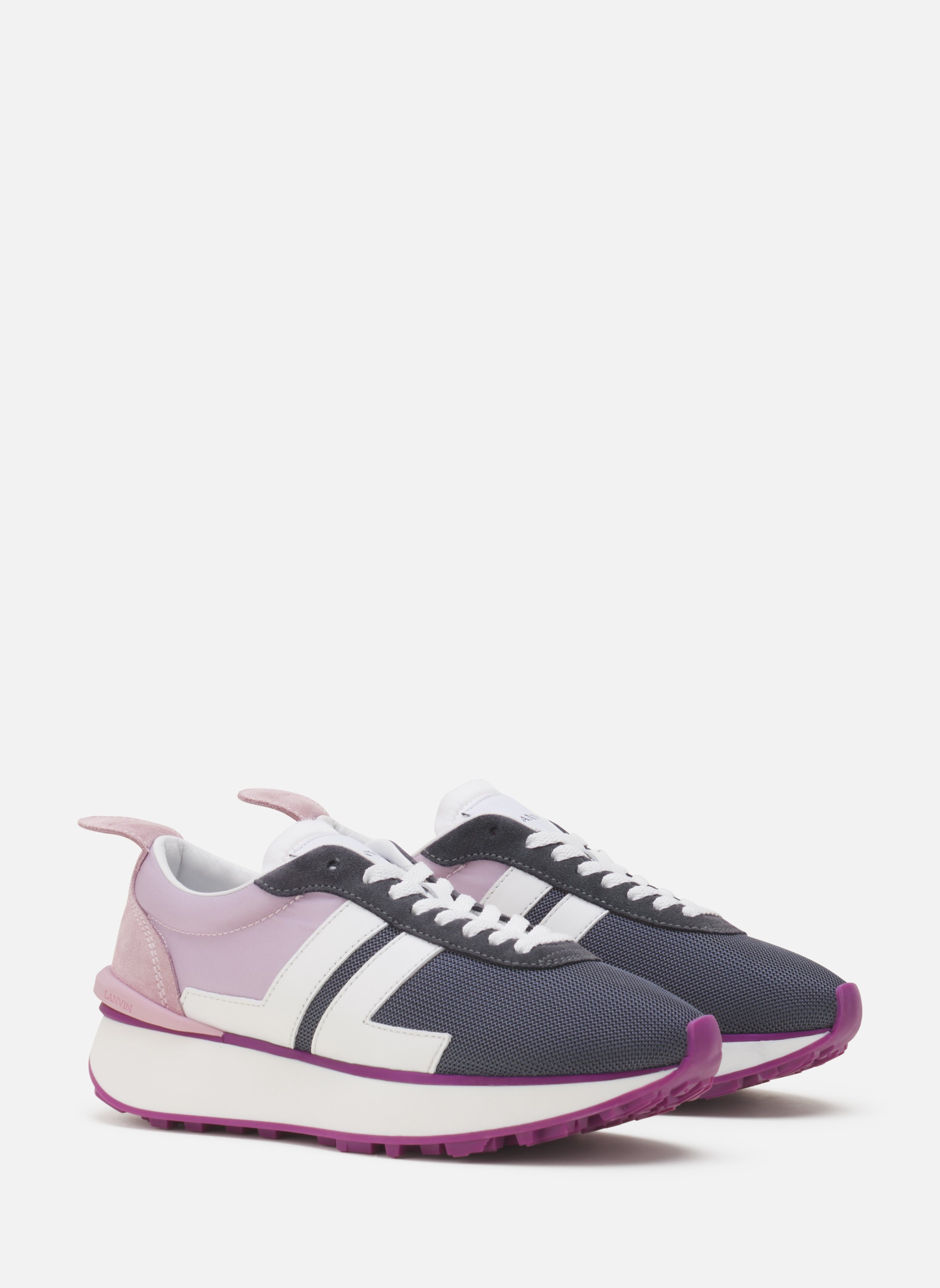 Sneakers bumpr en nylon et mesh LANVIN Blanc