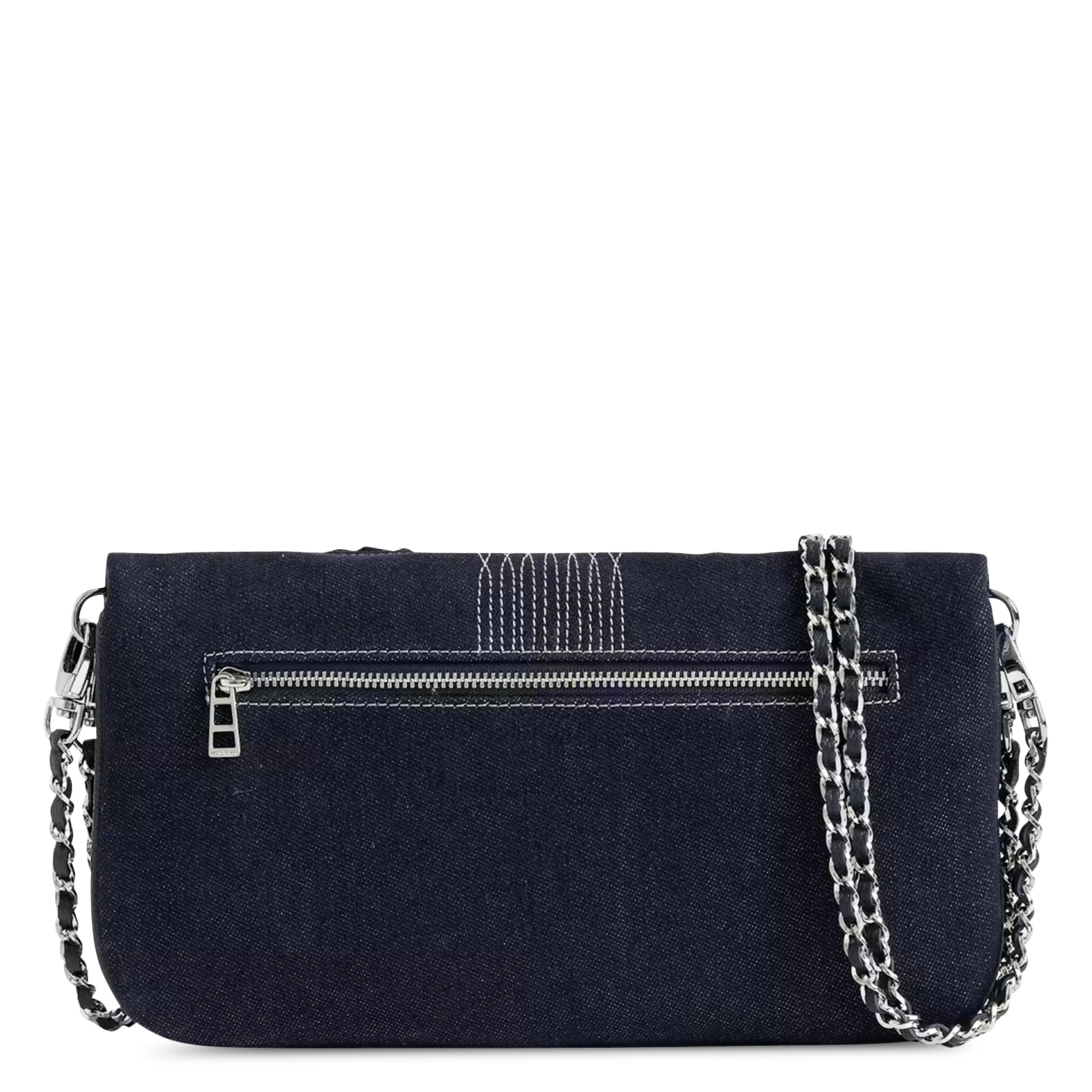 Sac bandoulière en coton mélangé rock ZADIG&VOLTAIRE Bleu