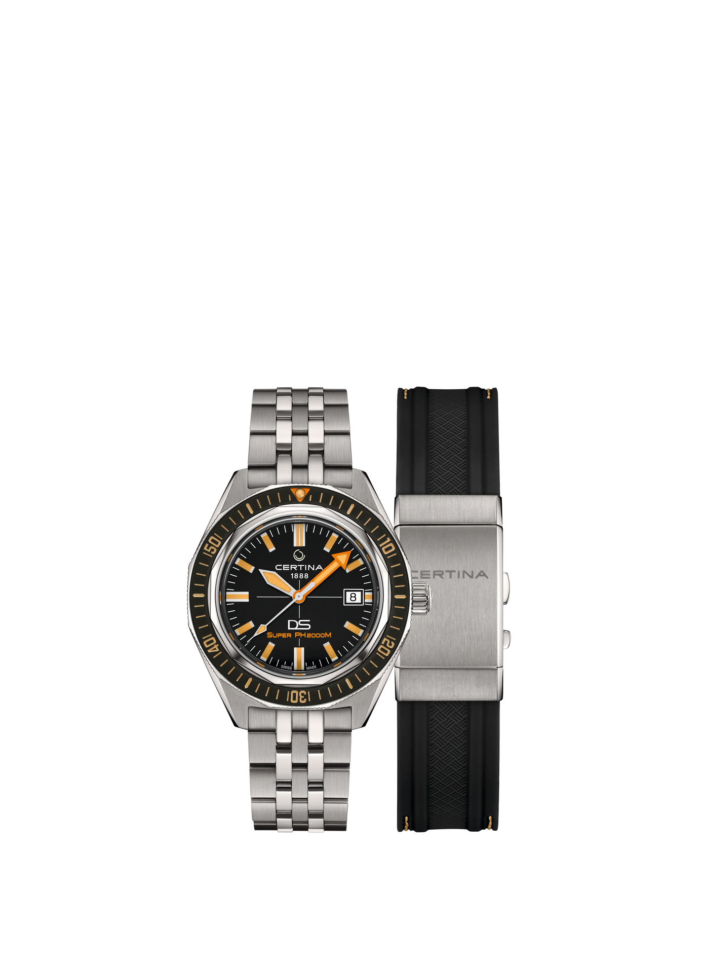 Montre automatique DS SUPER PH2000M en titane CERTINA Noir