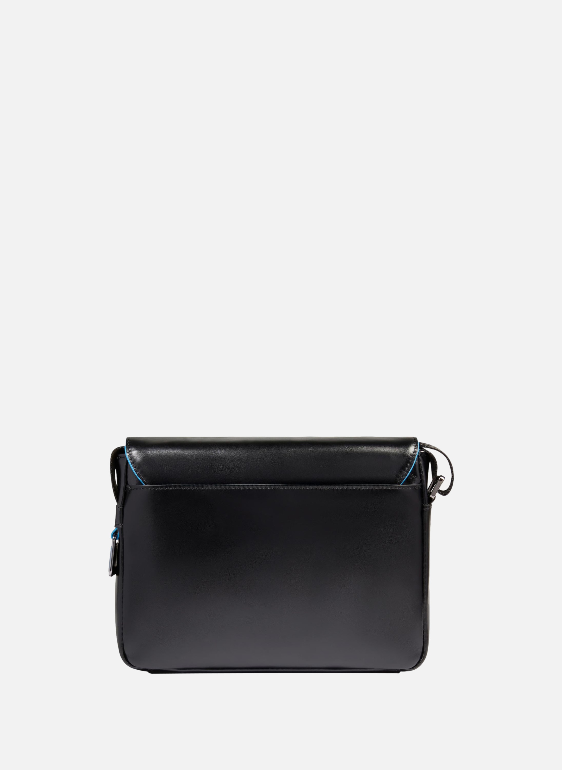 Personalizable men's crossbody bag PIQUADRO Black