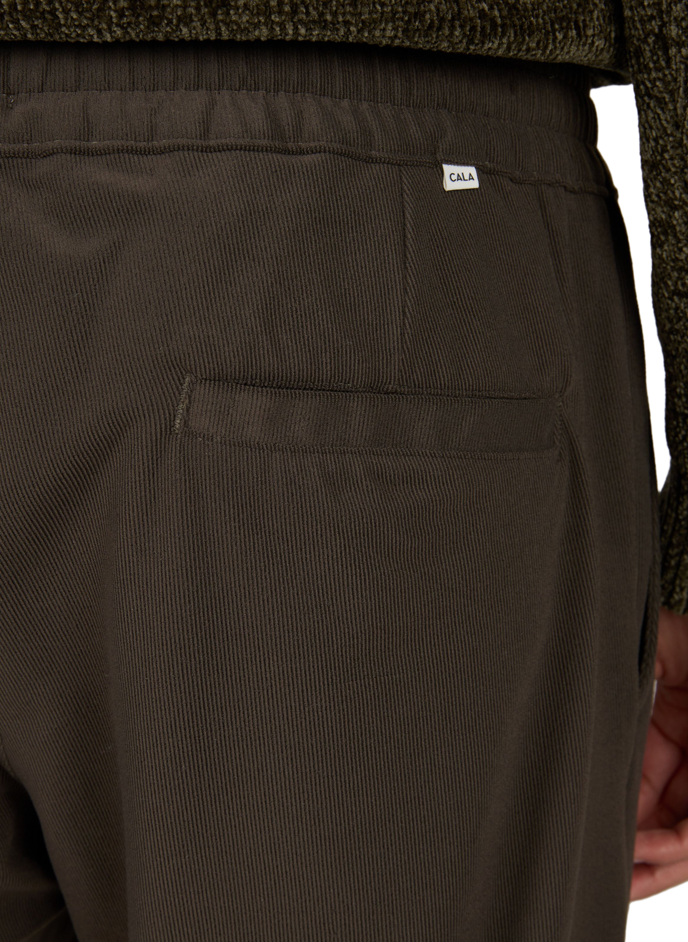 Solid mid-rise trousers 1789 CALA Khaki