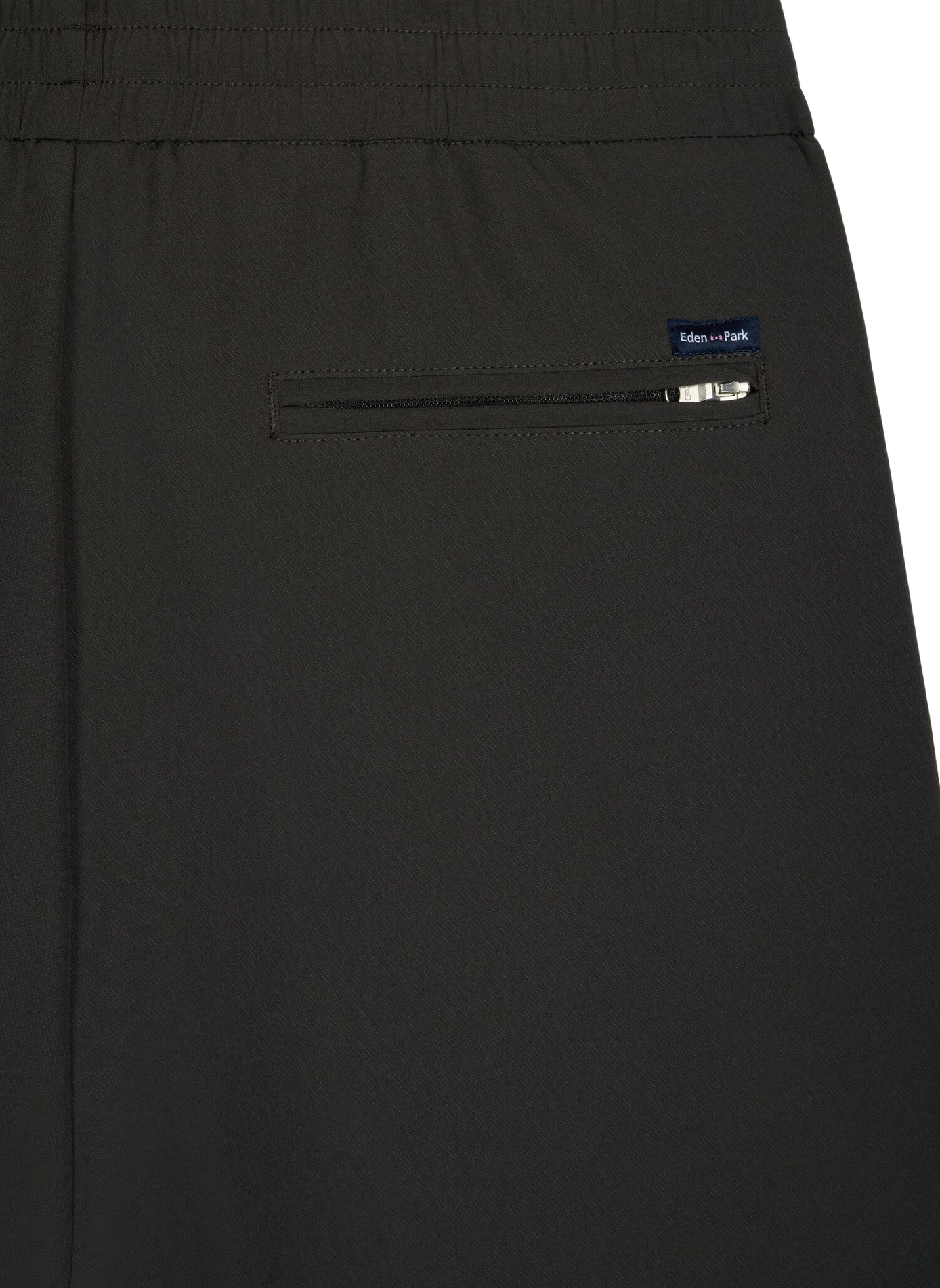 Pantalon slim à taille élastiquée EDEN PARK Khaki