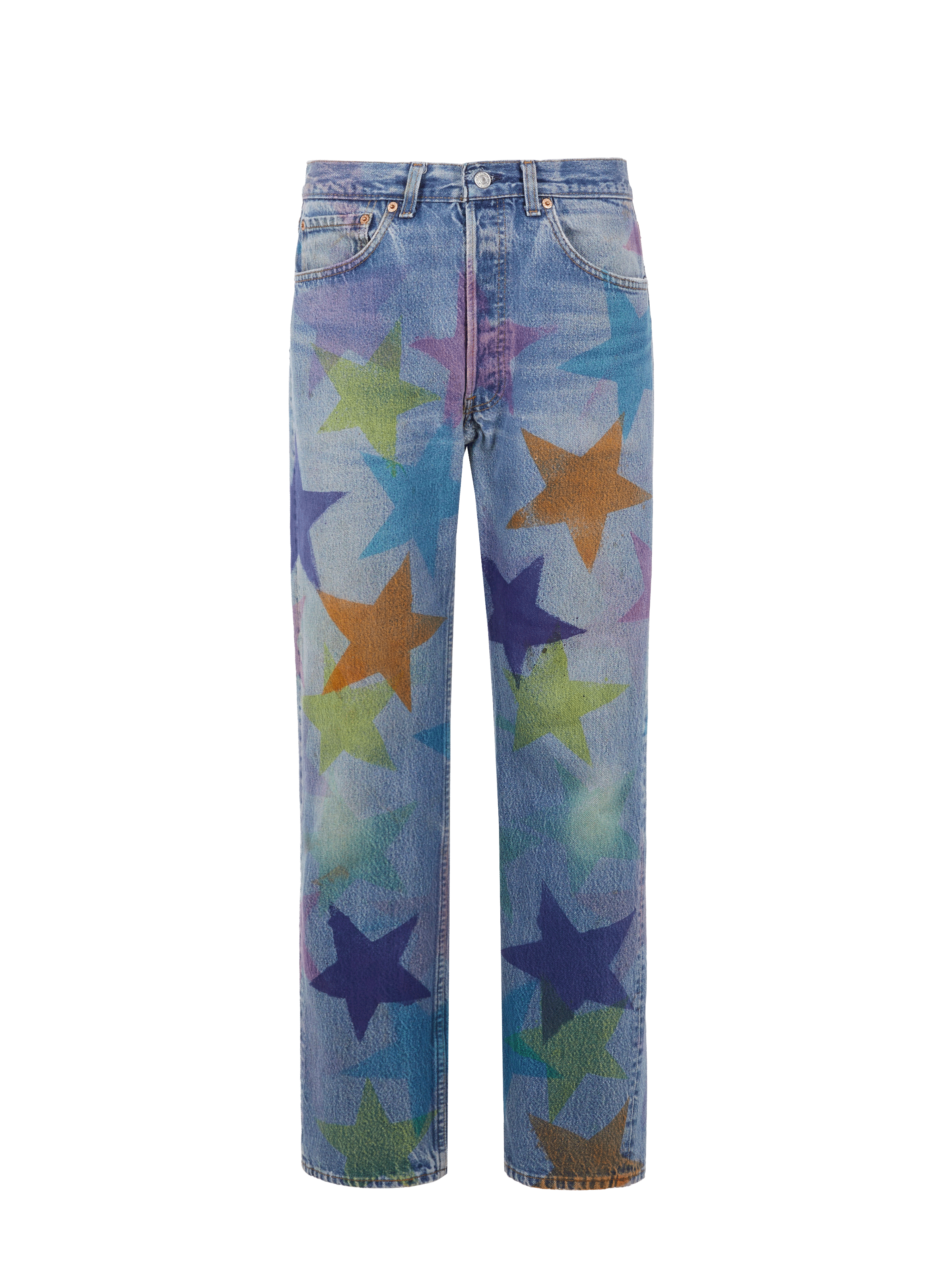 Jean Mom avec imprimé Etoile