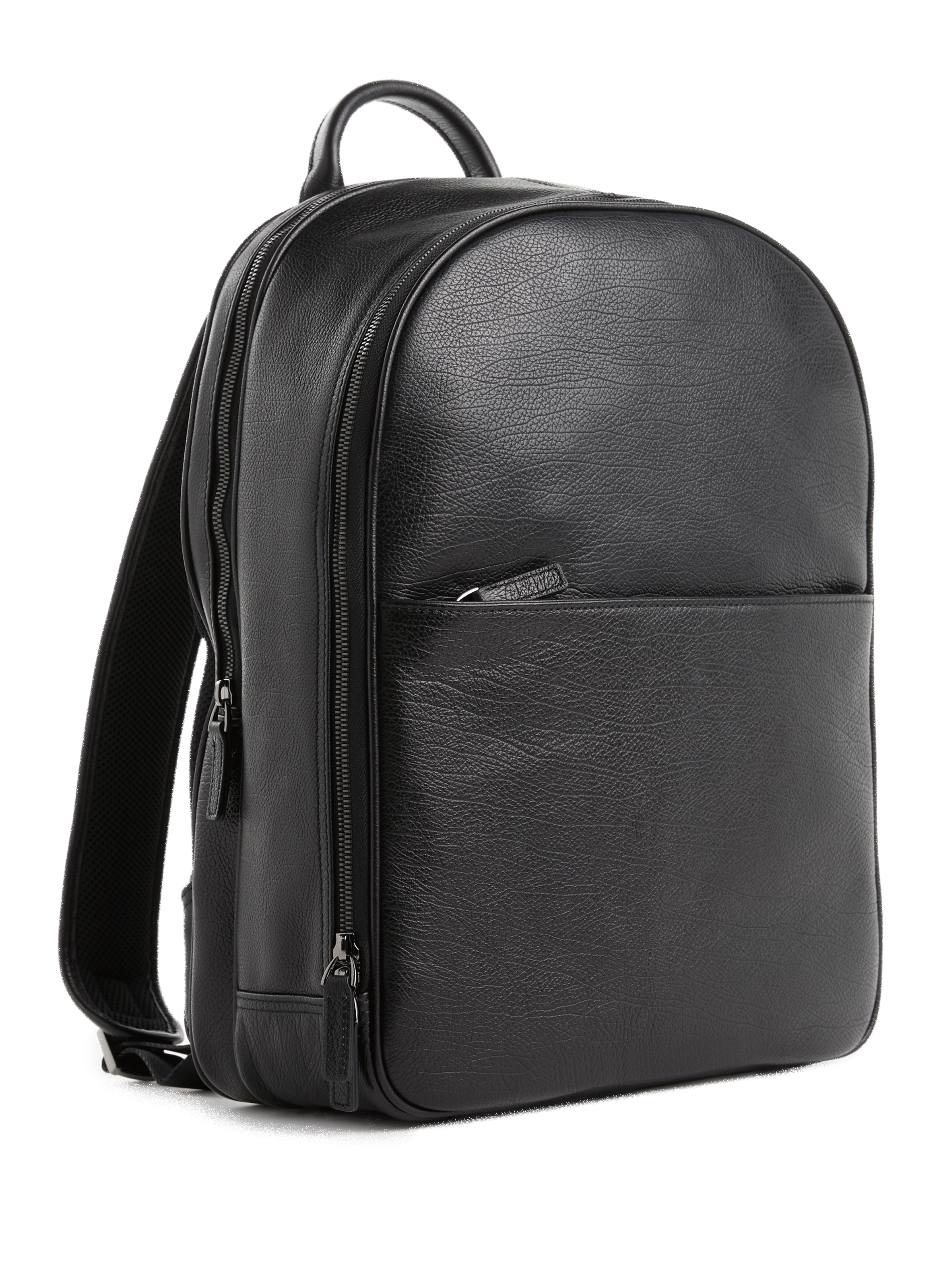 Leather backpack SAISON 1865 Black