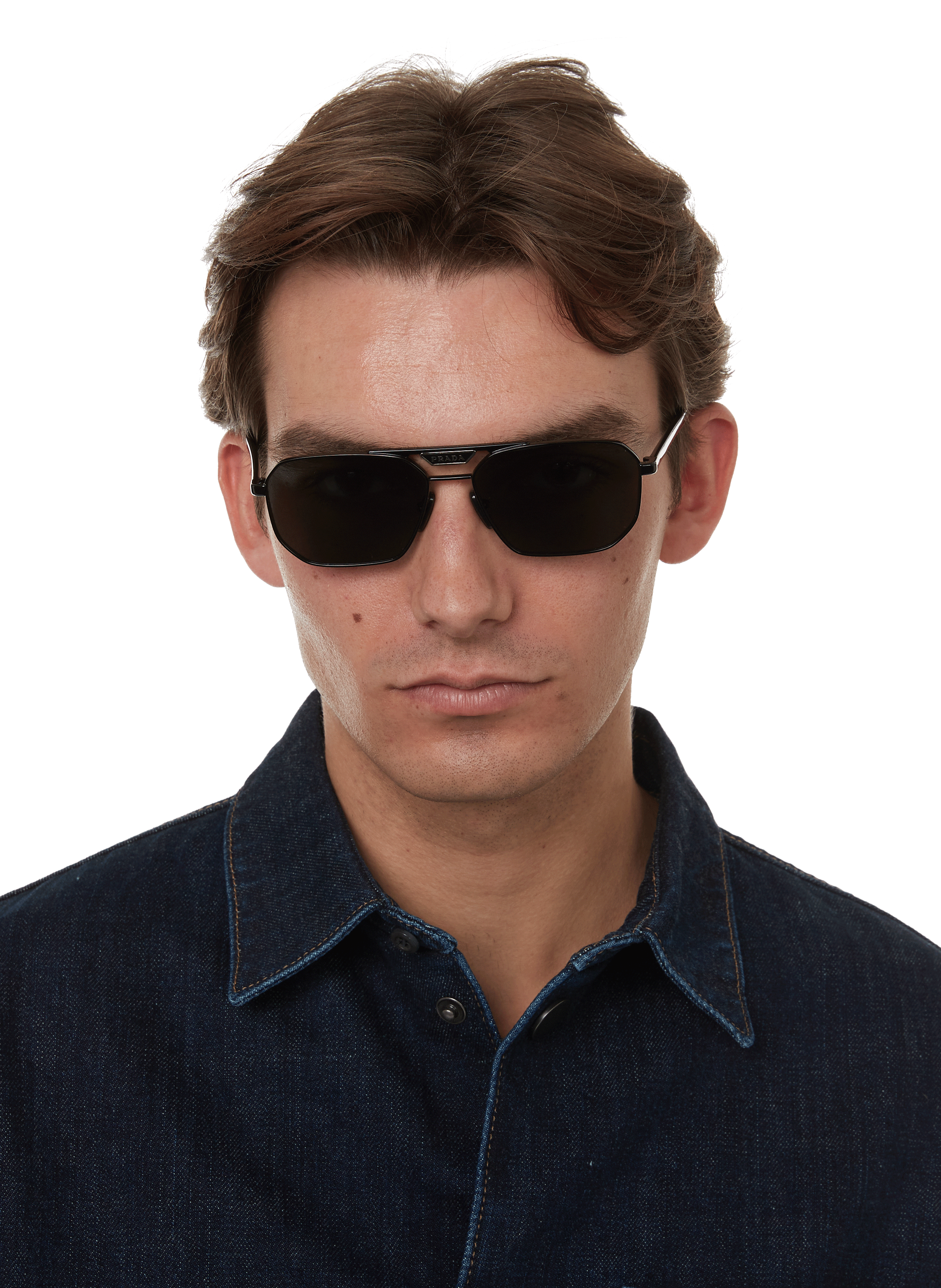 Square sunglasses PRADA Black