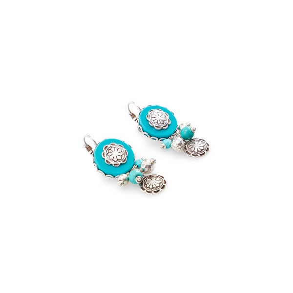 Boucles d'oreille turquoise