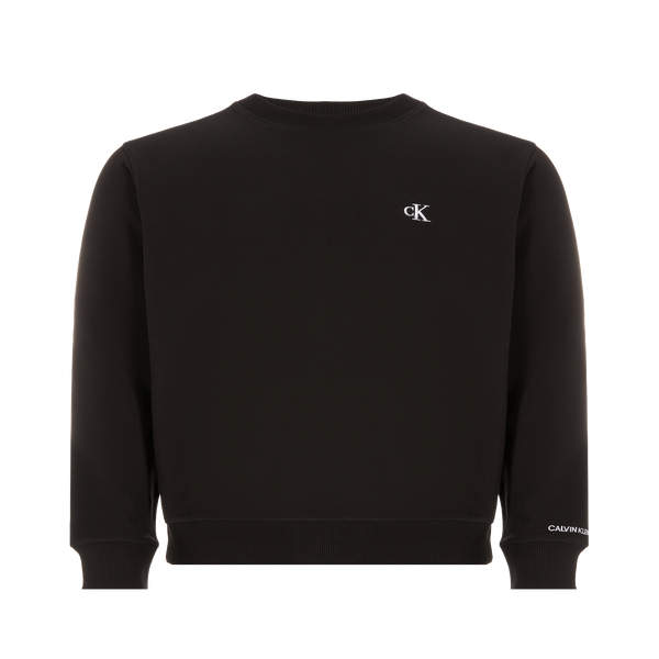 Calvin Klein Organic Cotton Sweatshirt In Black