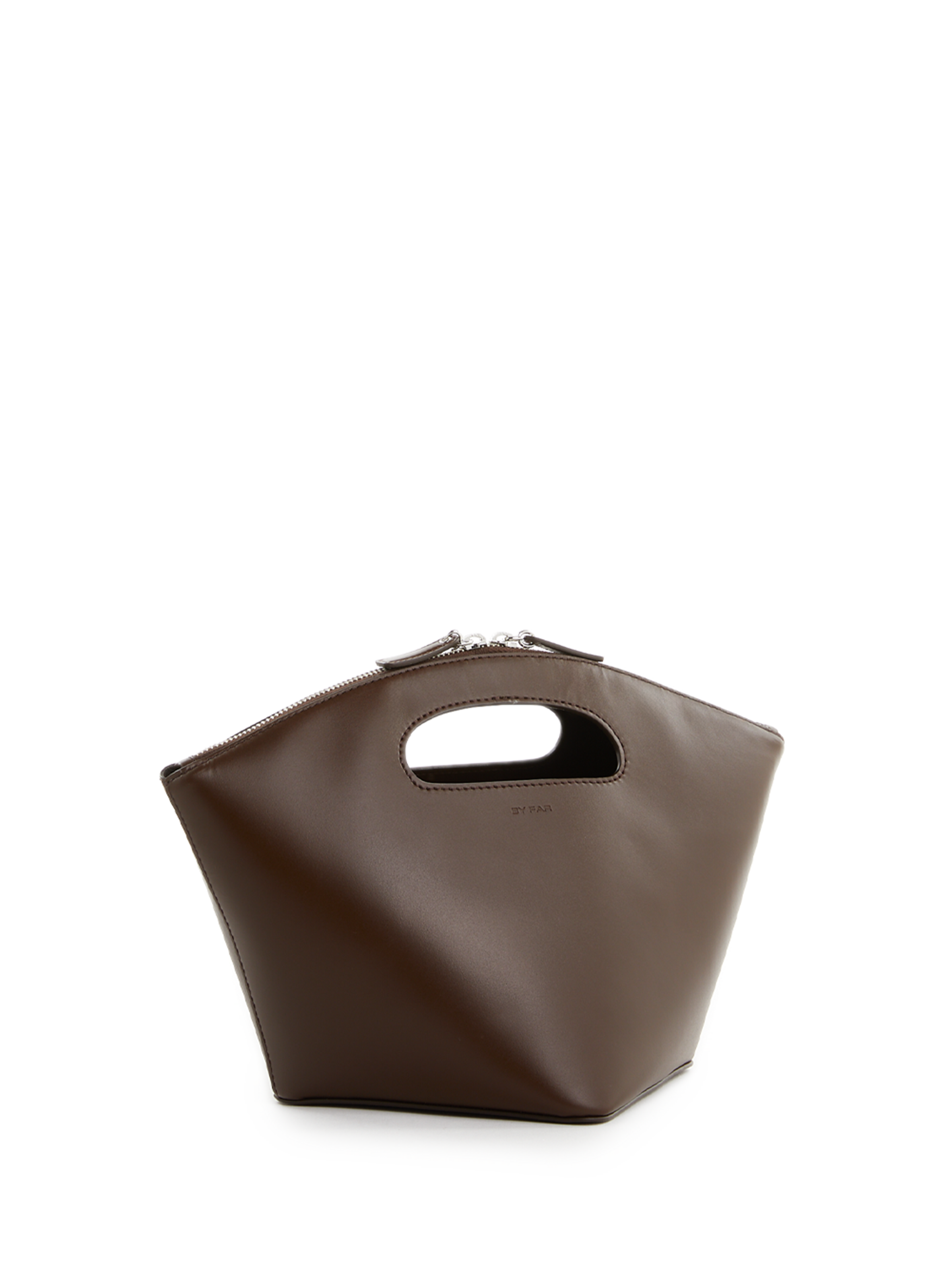 Sac à main Rubik en cuir BY FAR Marron