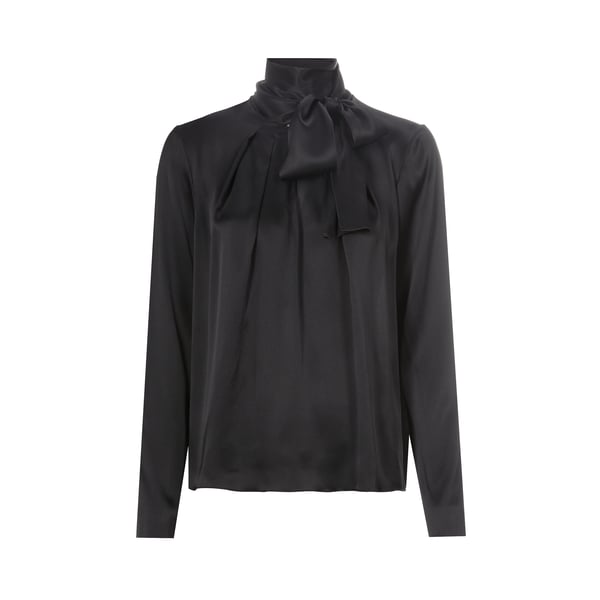 Blouse avec détail plissé