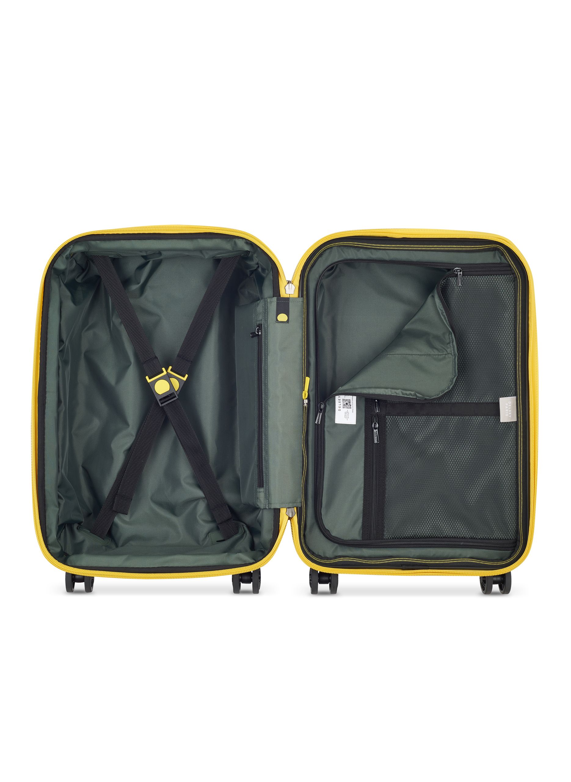 Valise cabine rigide taille s - rempart DELSEY PARIS Vert
