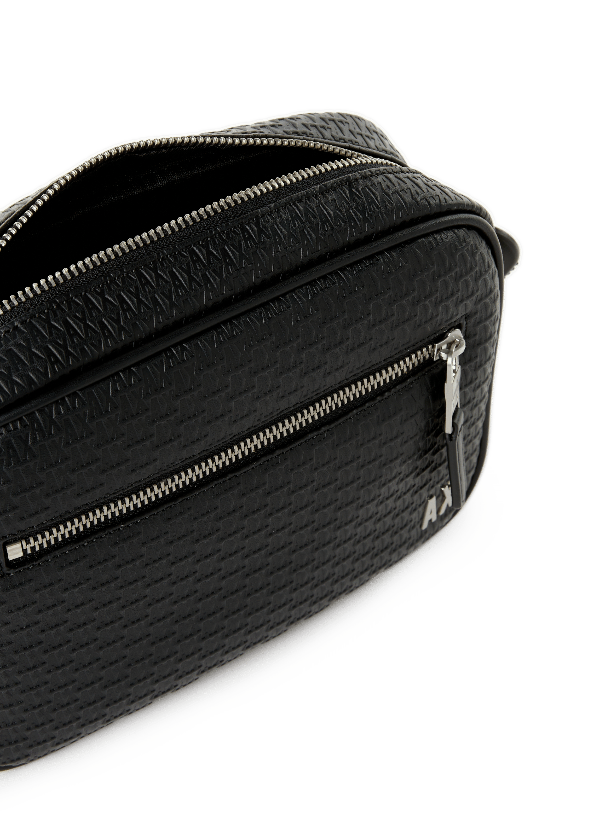 Monogram shoulder bag ARMANI EXCHANGE Black