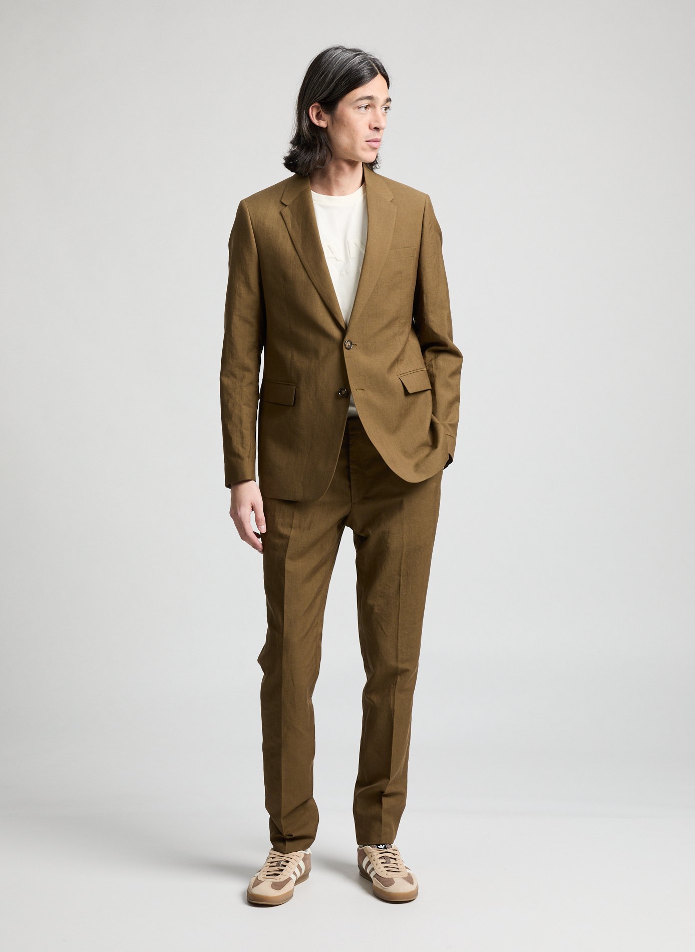 Linen Flin Shirt AU PRINTEMPS PARIS Khaki