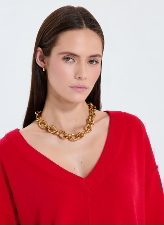 Pull rouge ample - pucci Rouge by ZAPA ZAPA Pull rouge ample - pucci Rouge